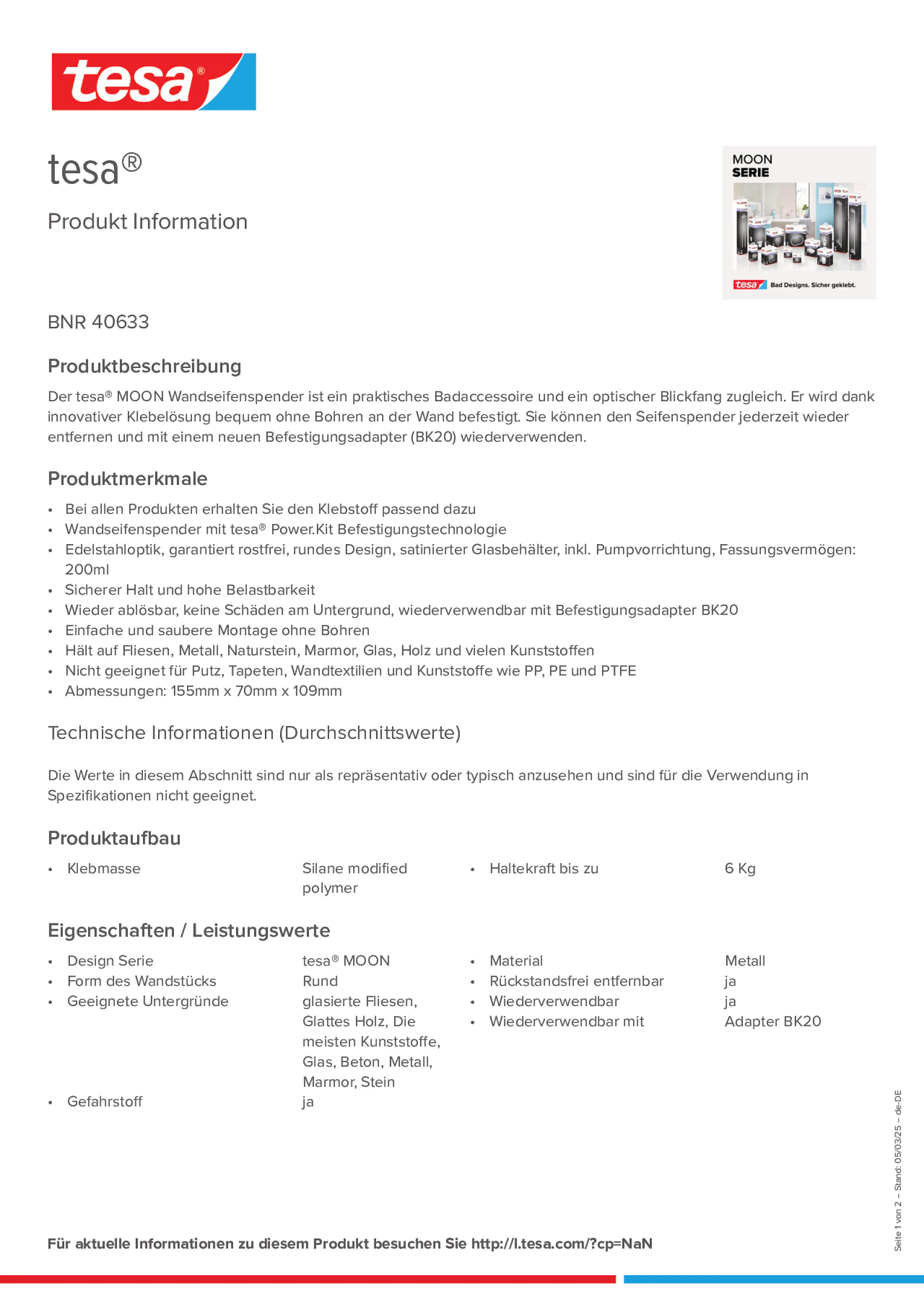 Product information_tesa® 40633_de-DE