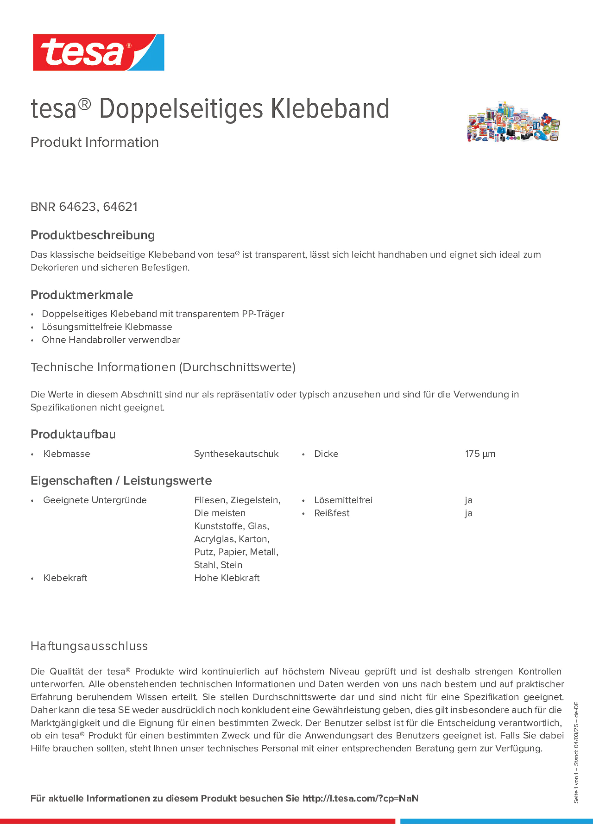 Product information_tesa® 64621_de-DE