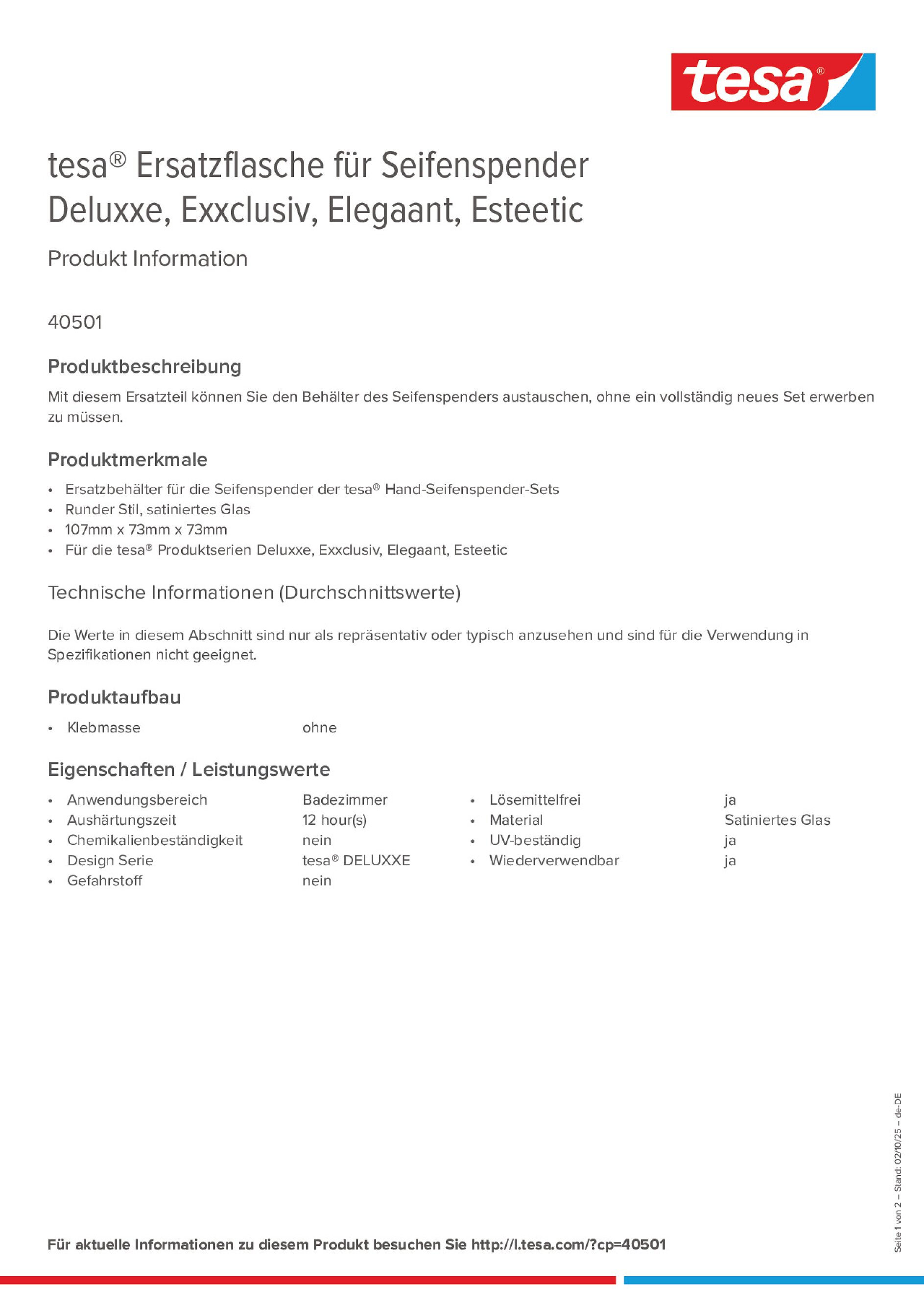 Product information_tesa® 40501_de-DE