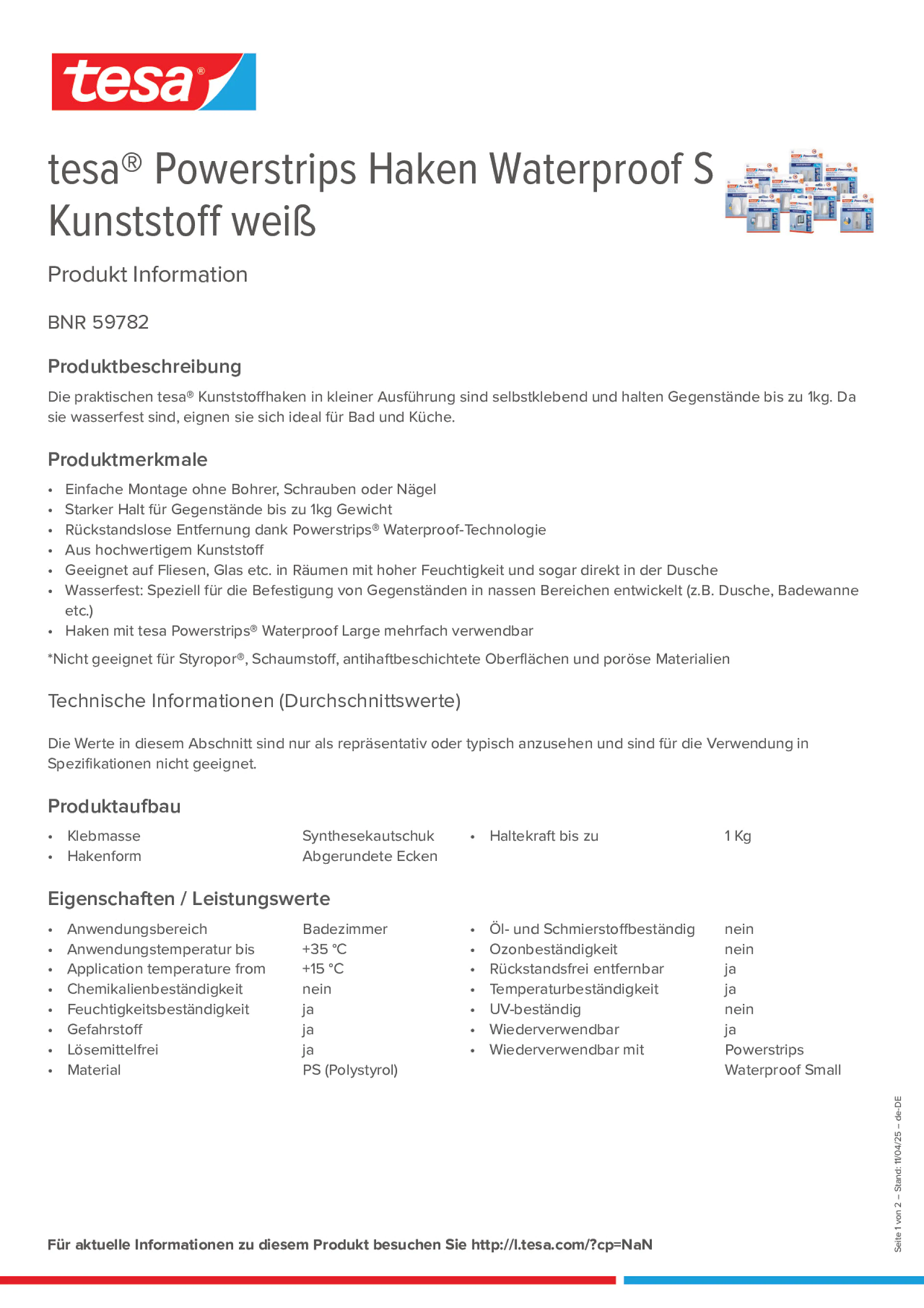 Product information_tesa® Powerstrips 59782_de-DE