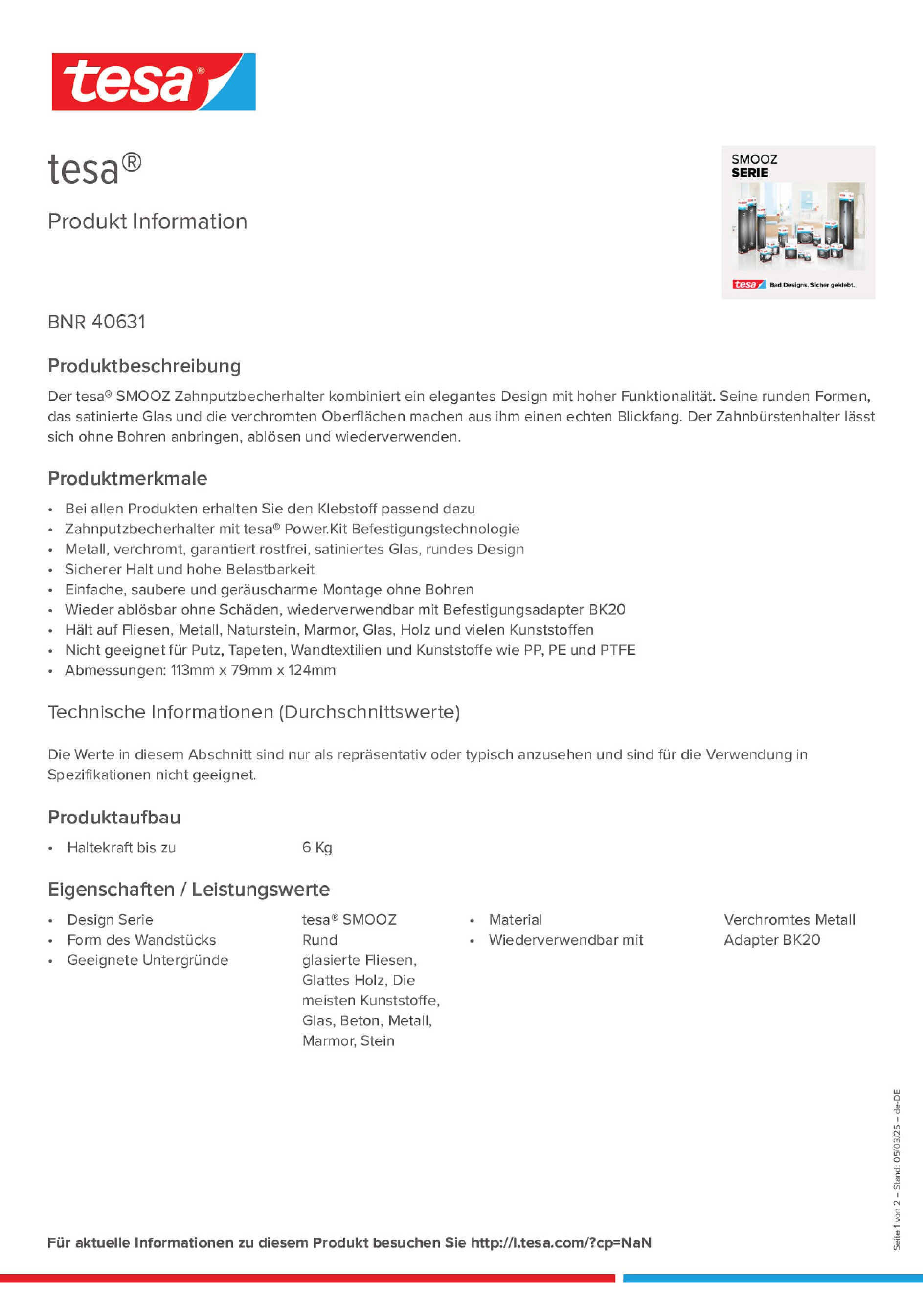 Product information_tesa® 40631_de-DE