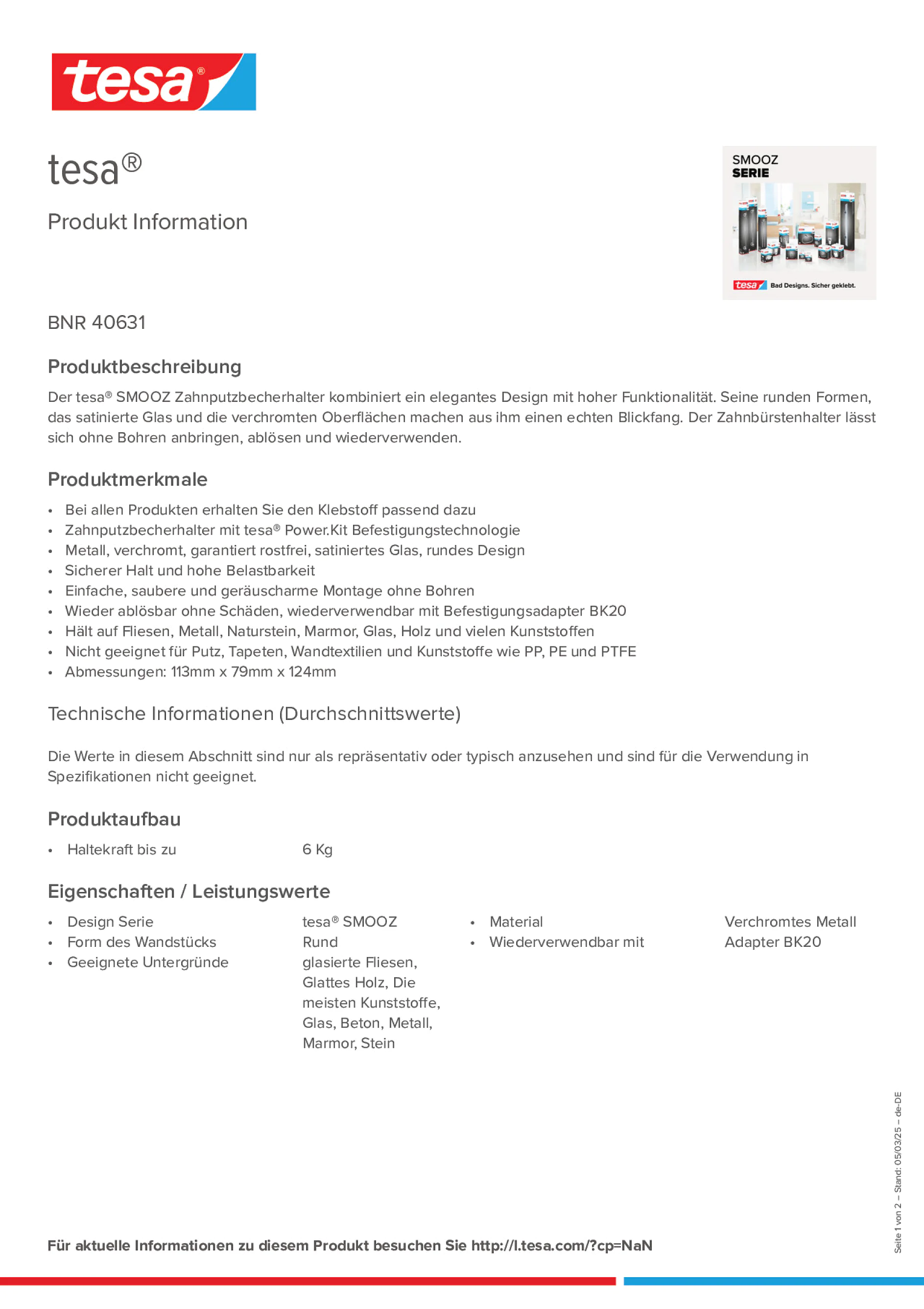 Product information_tesa® 40631_de-DE