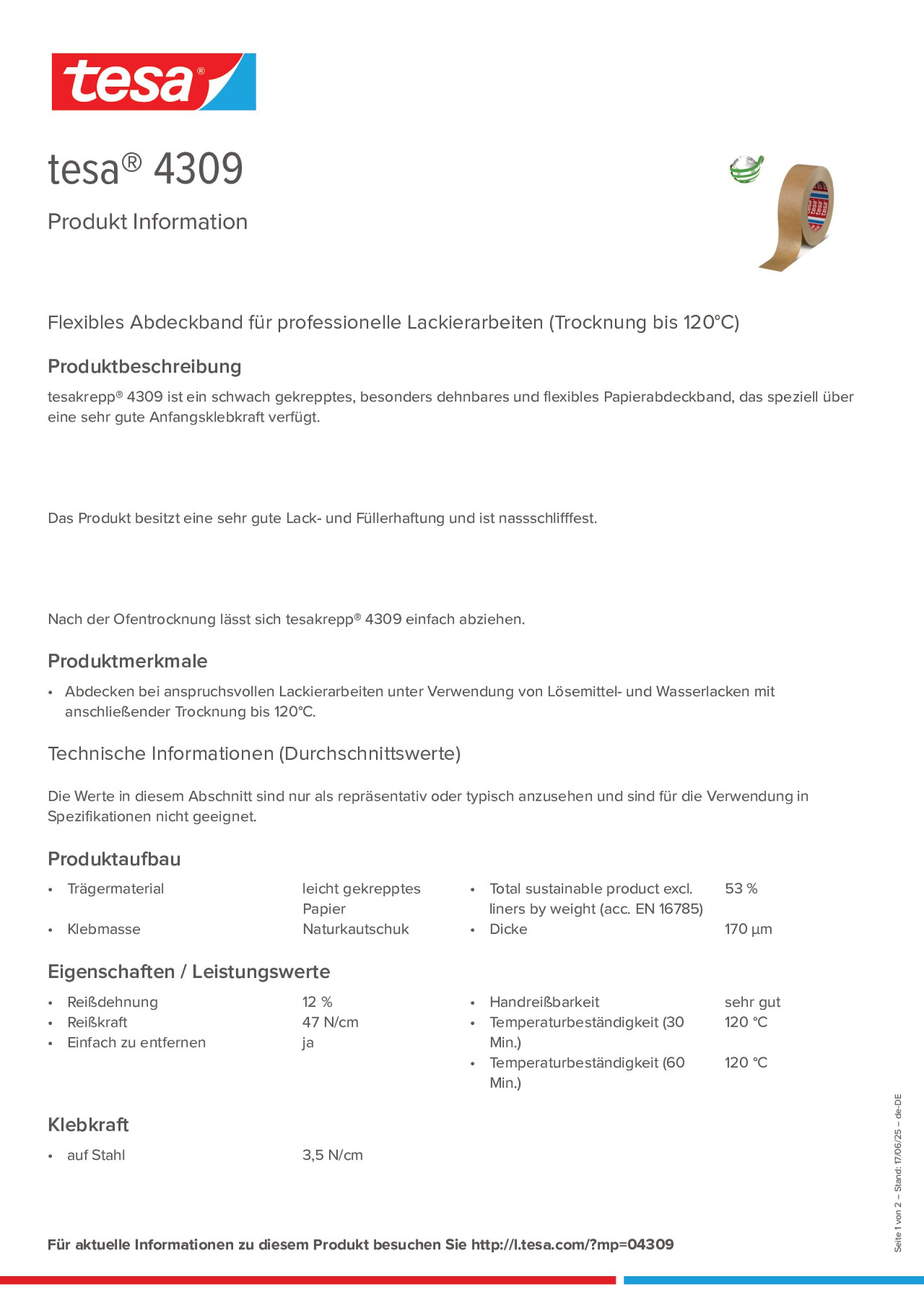 Product information_tesa® 04309_de-DE