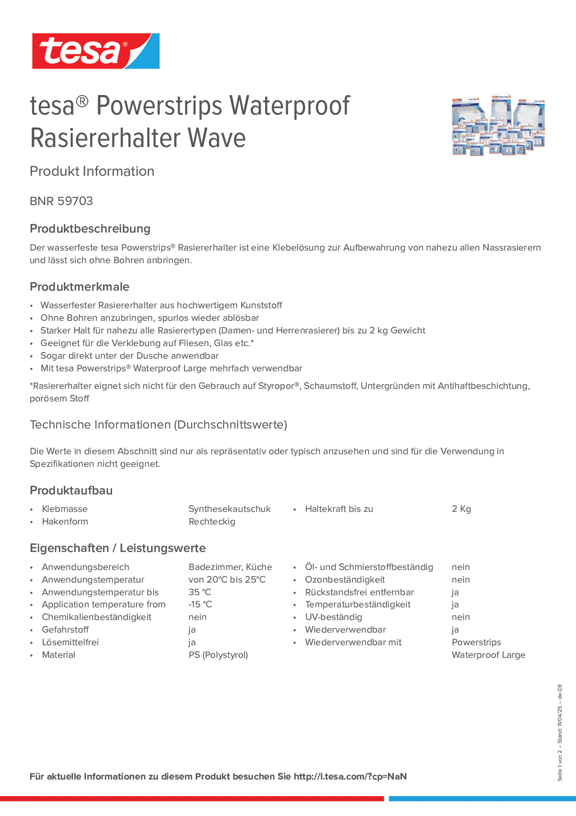 Product information_tesa® Powerstrips 59703_de-DE