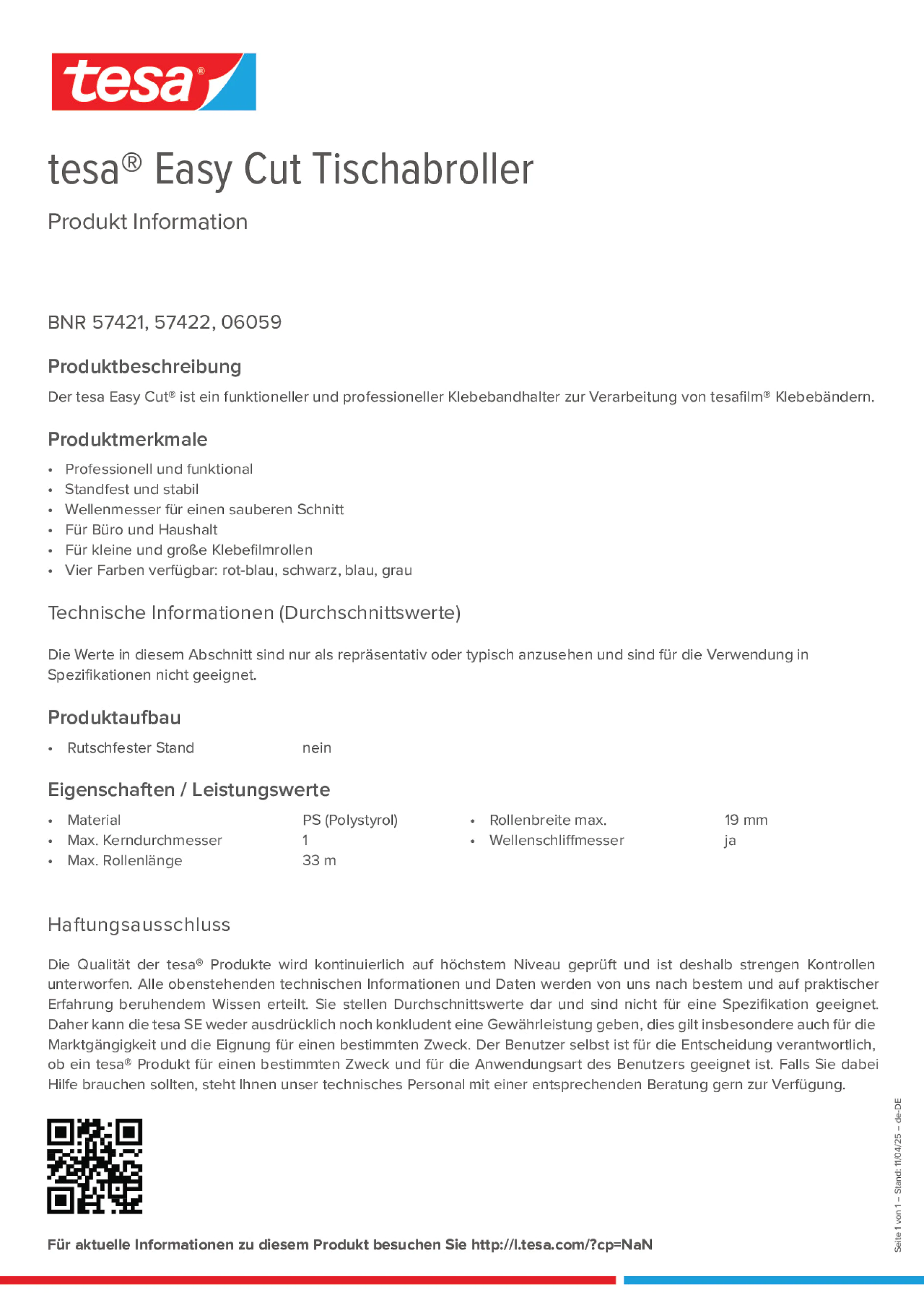 Product information_tesa® Easy Cut 57421_de-DE