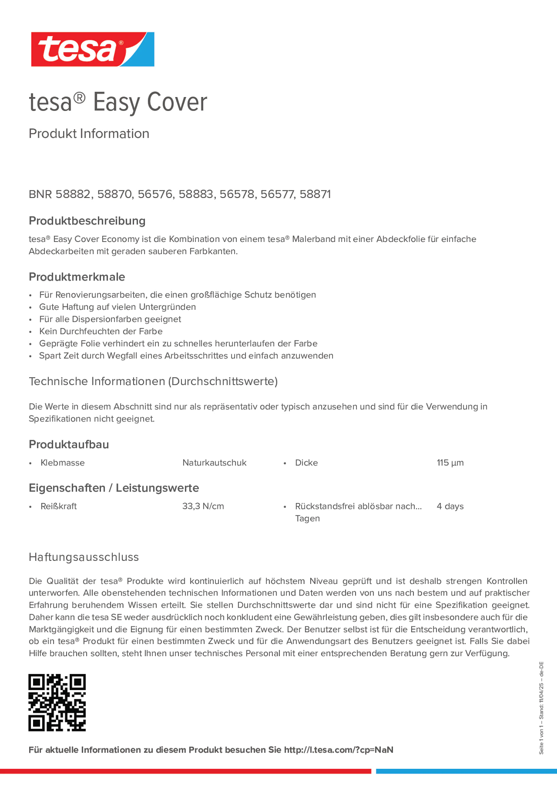 Product information_tesa® Easy Cover 58882_de-DE