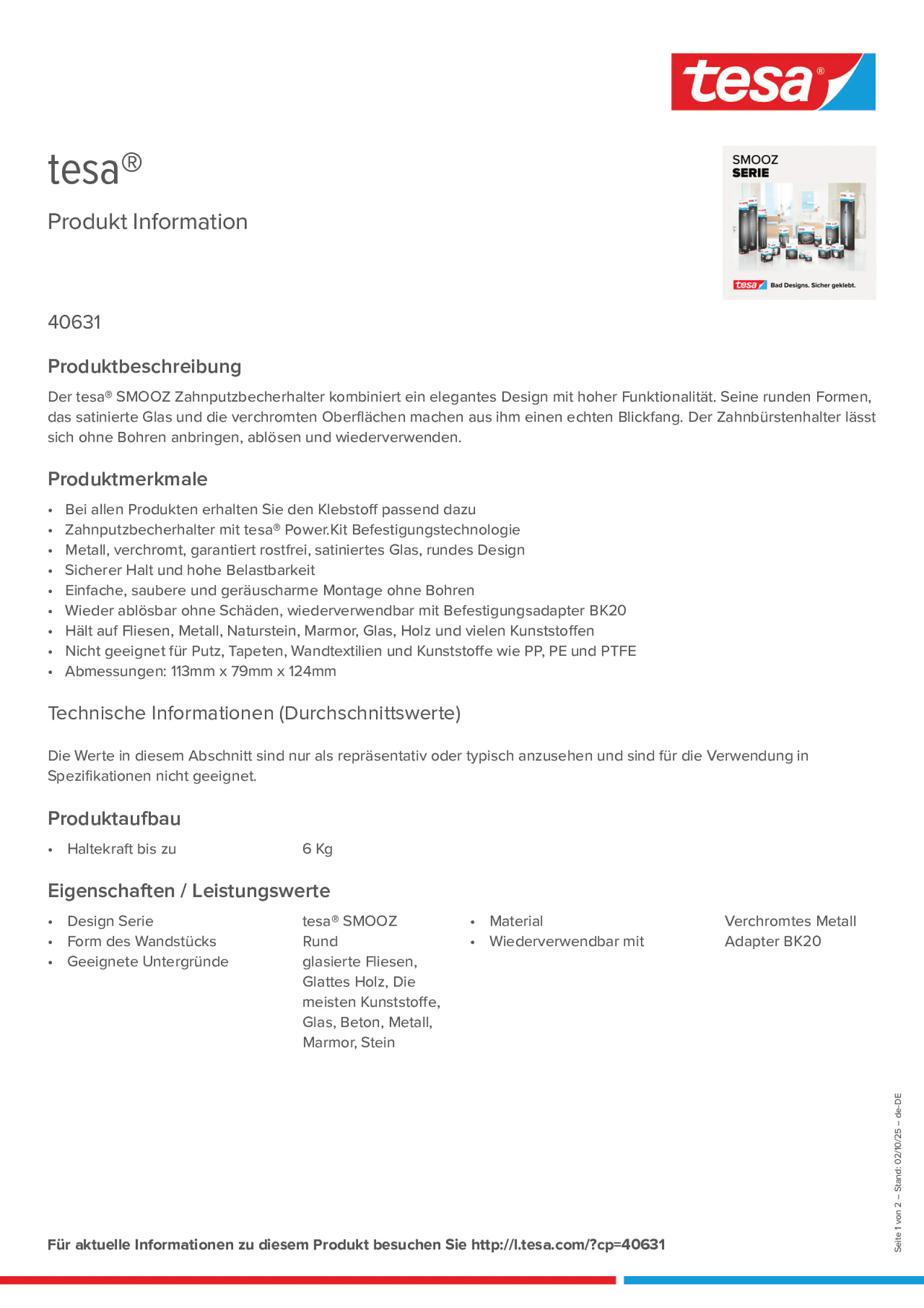 Product information_tesa® 40631_de-DE