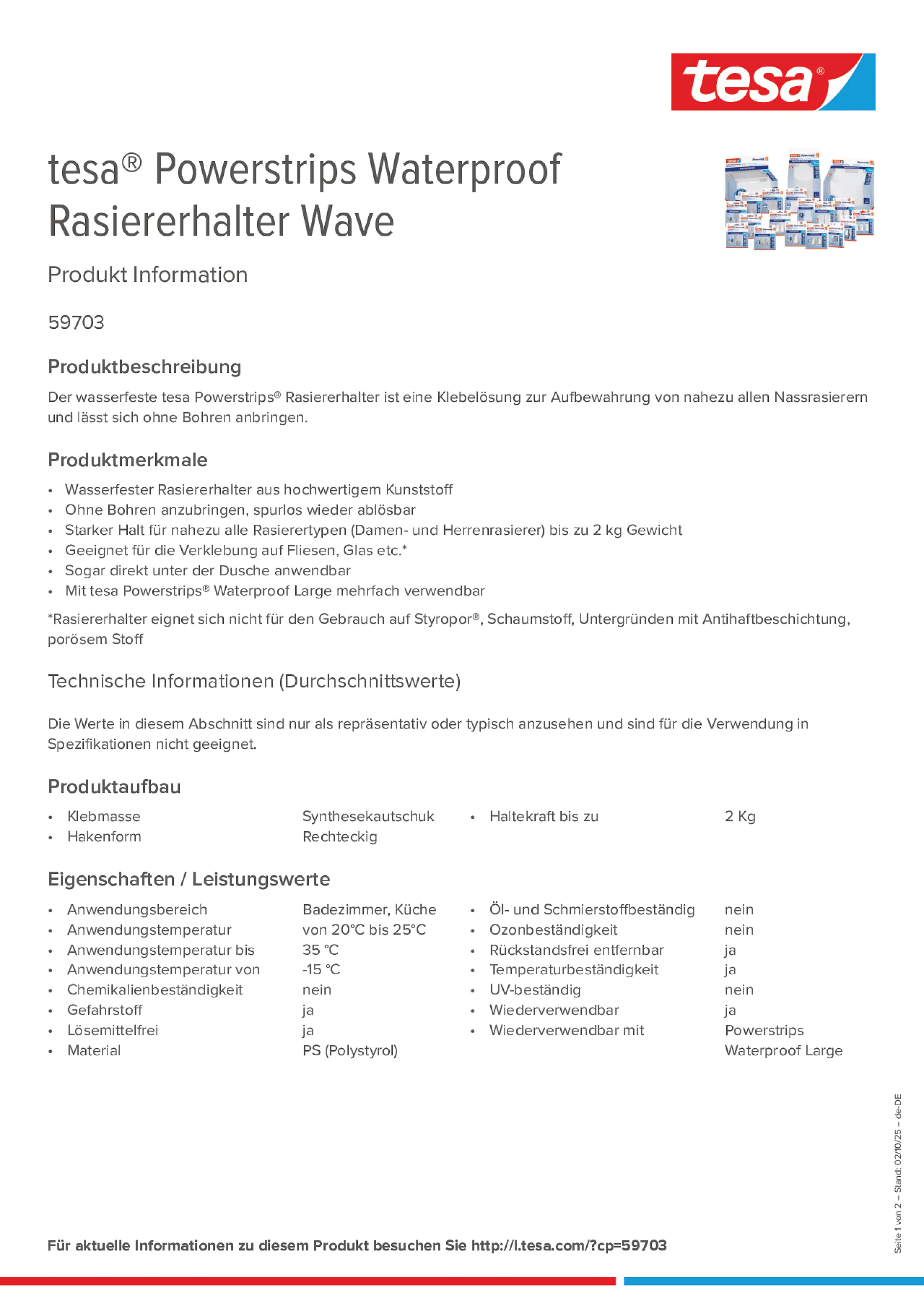 Product information_tesa® Powerstrips 59703_de-DE