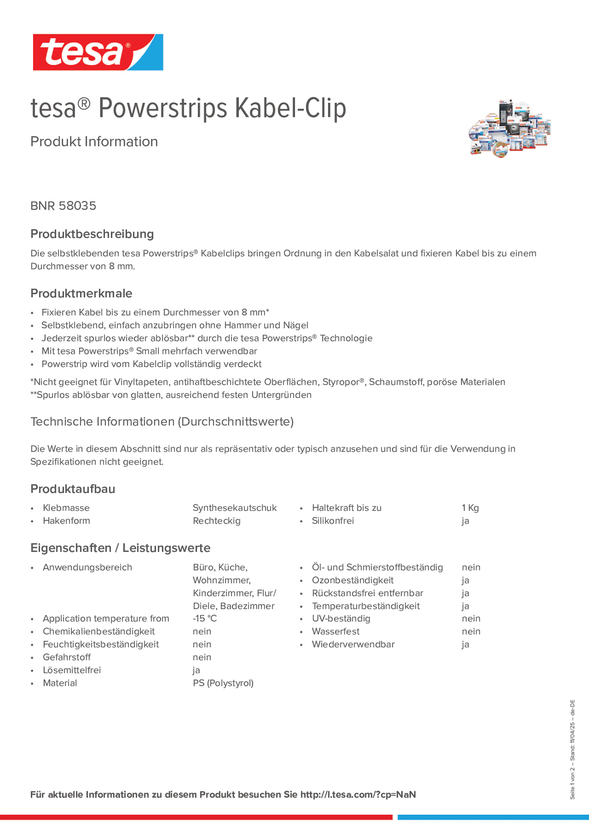 Product information_tesa® Powerstrips 58035_de-DE