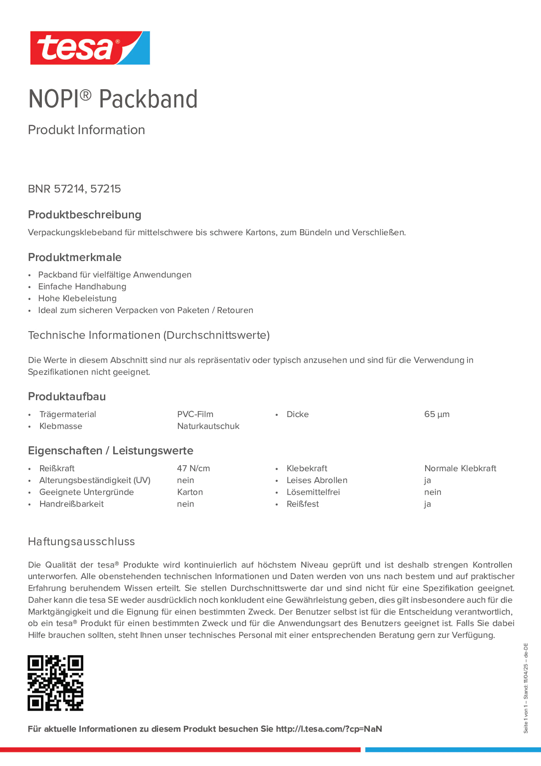 Product information_NOPI® 57215_de-DE