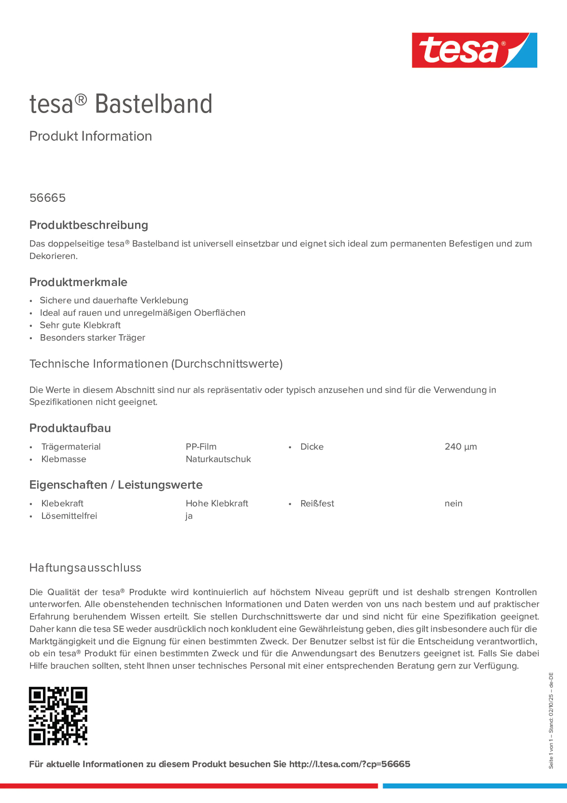 Product information_tesa® 56665_de-DE