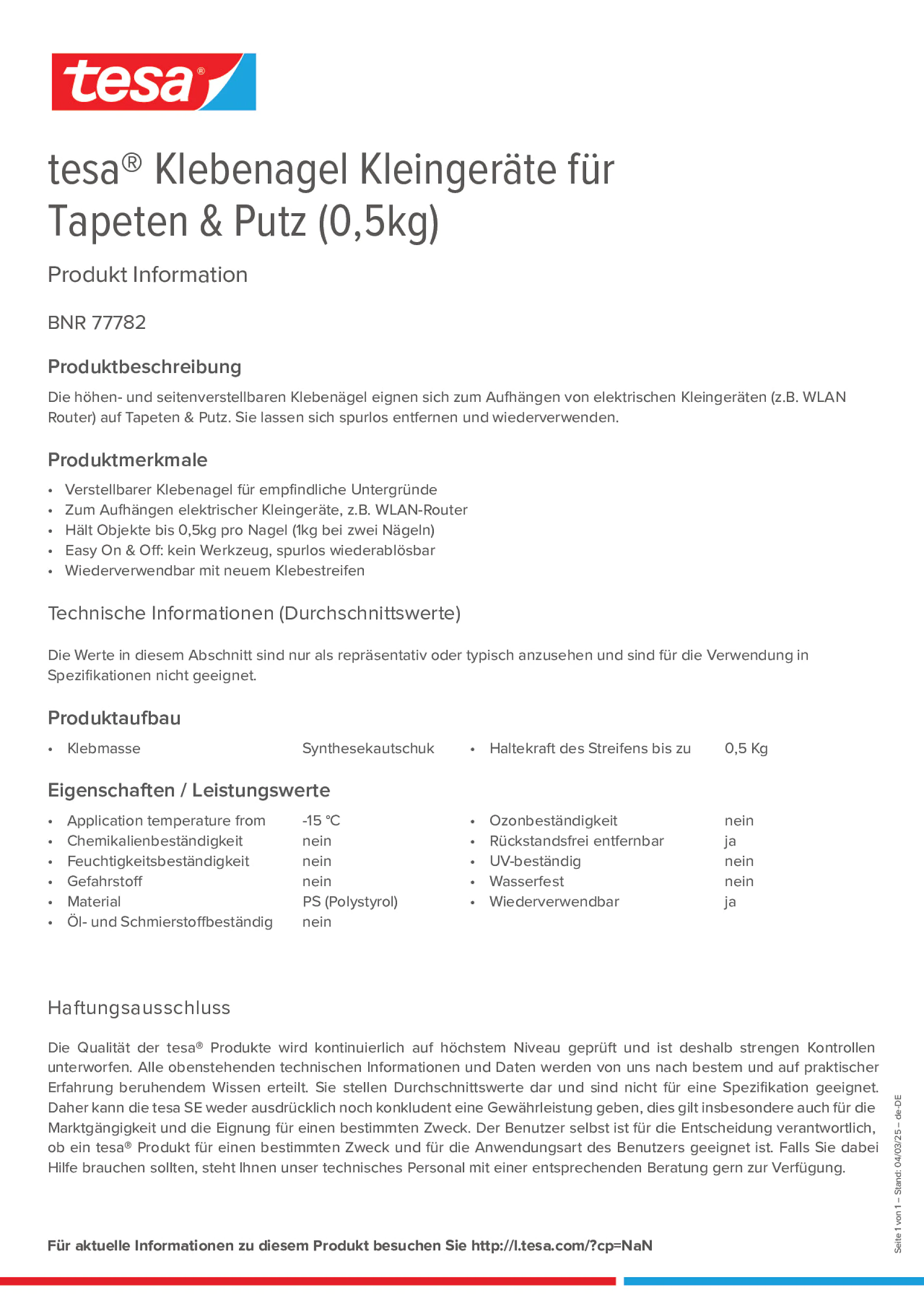 Product information_tesa® 77782_de-DE