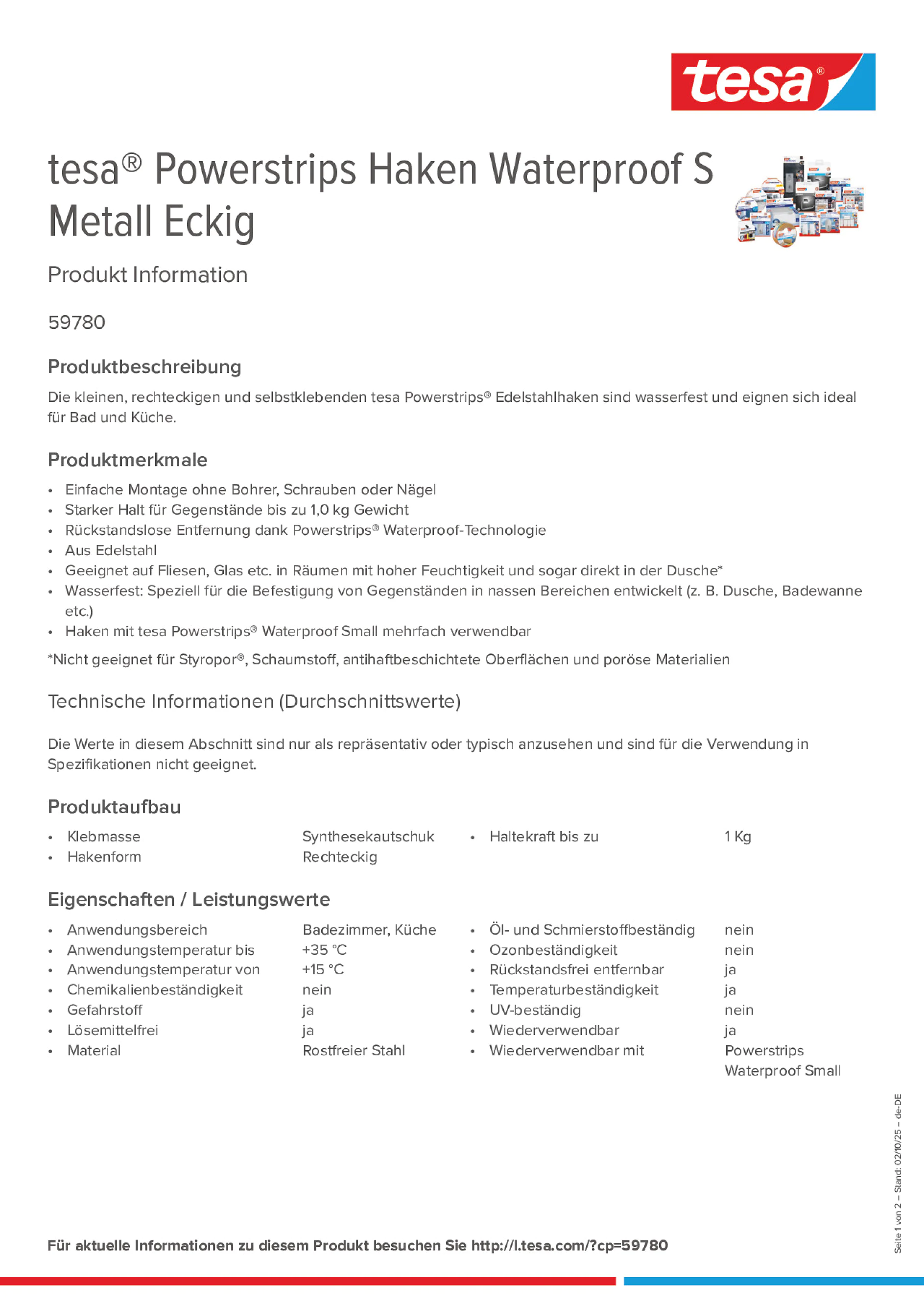 Product information_tesa® Powerstrips 59780_de-DE
