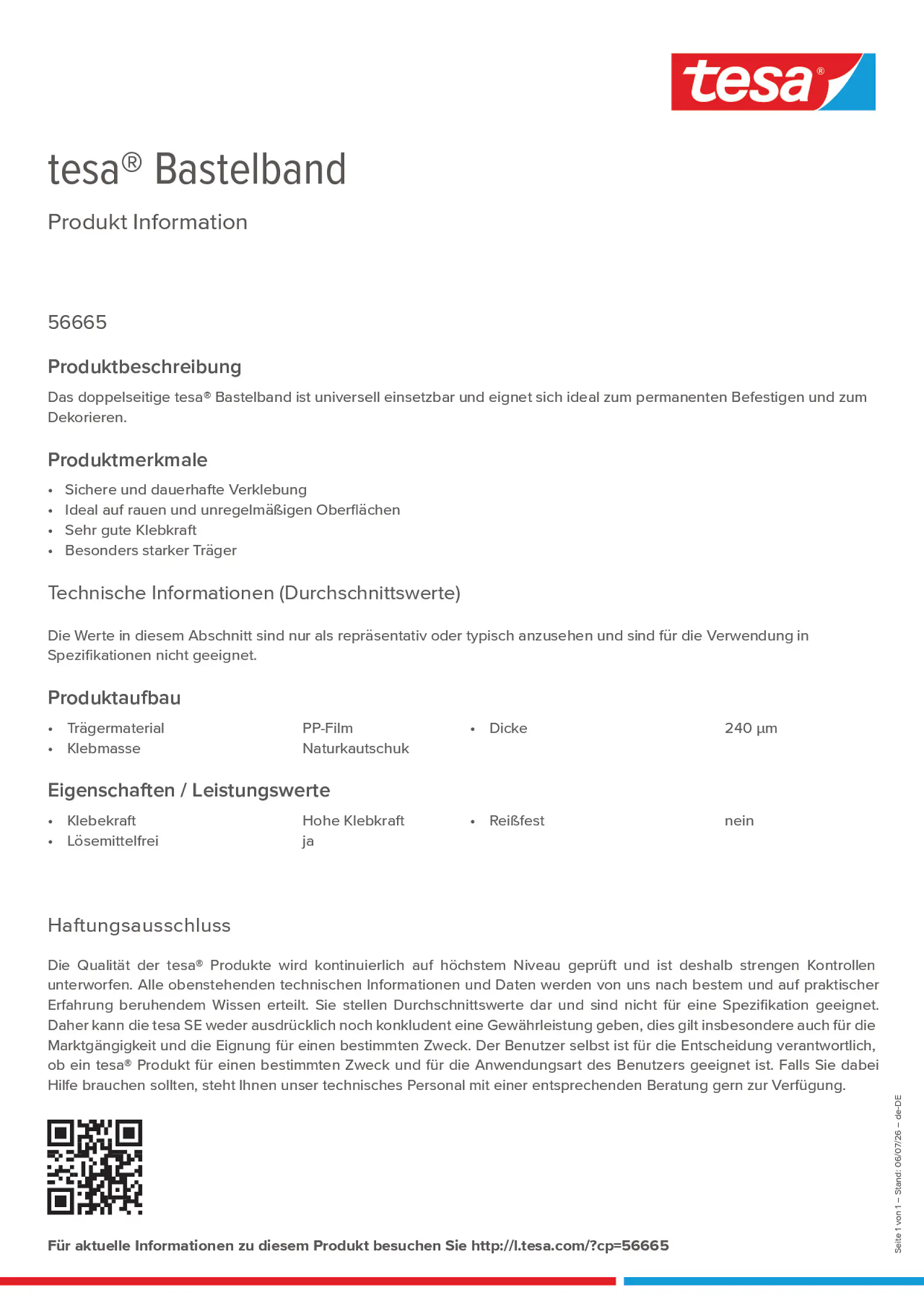 Product information_tesa® 56665_de-DE