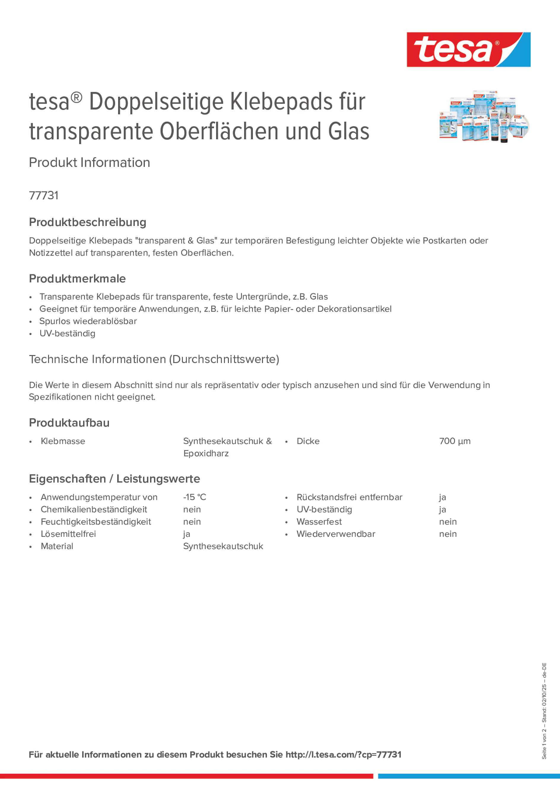 Product information_tesa® 77731_de-DE