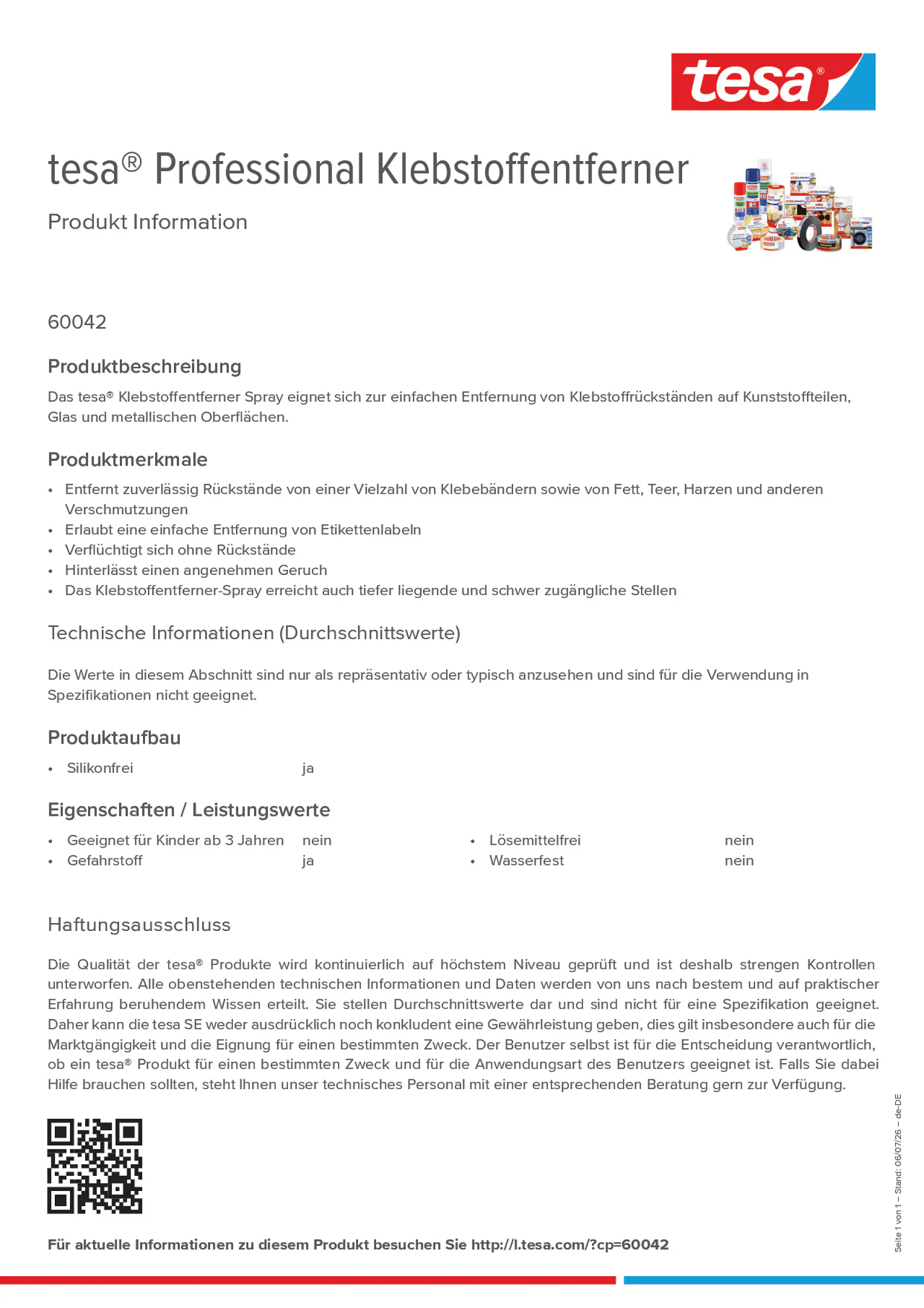 Product information_tesa® Professional 60042_de-DE
