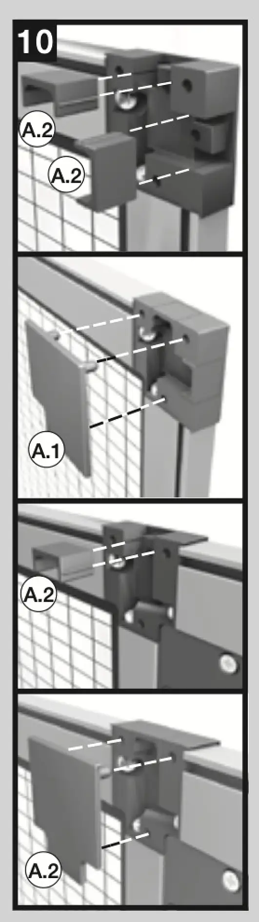 ALU Comfort Türen und Adapter Montageanleitung Schritt 10