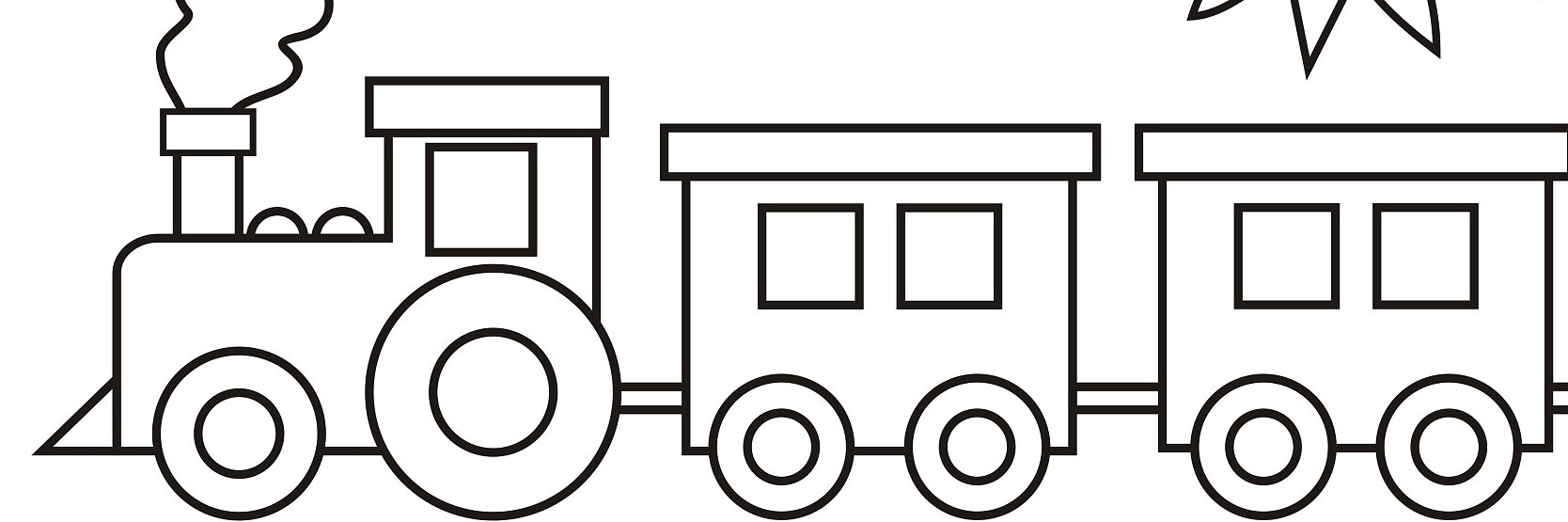 Züge Ausmalbilder und Malvorlagen für Kinder