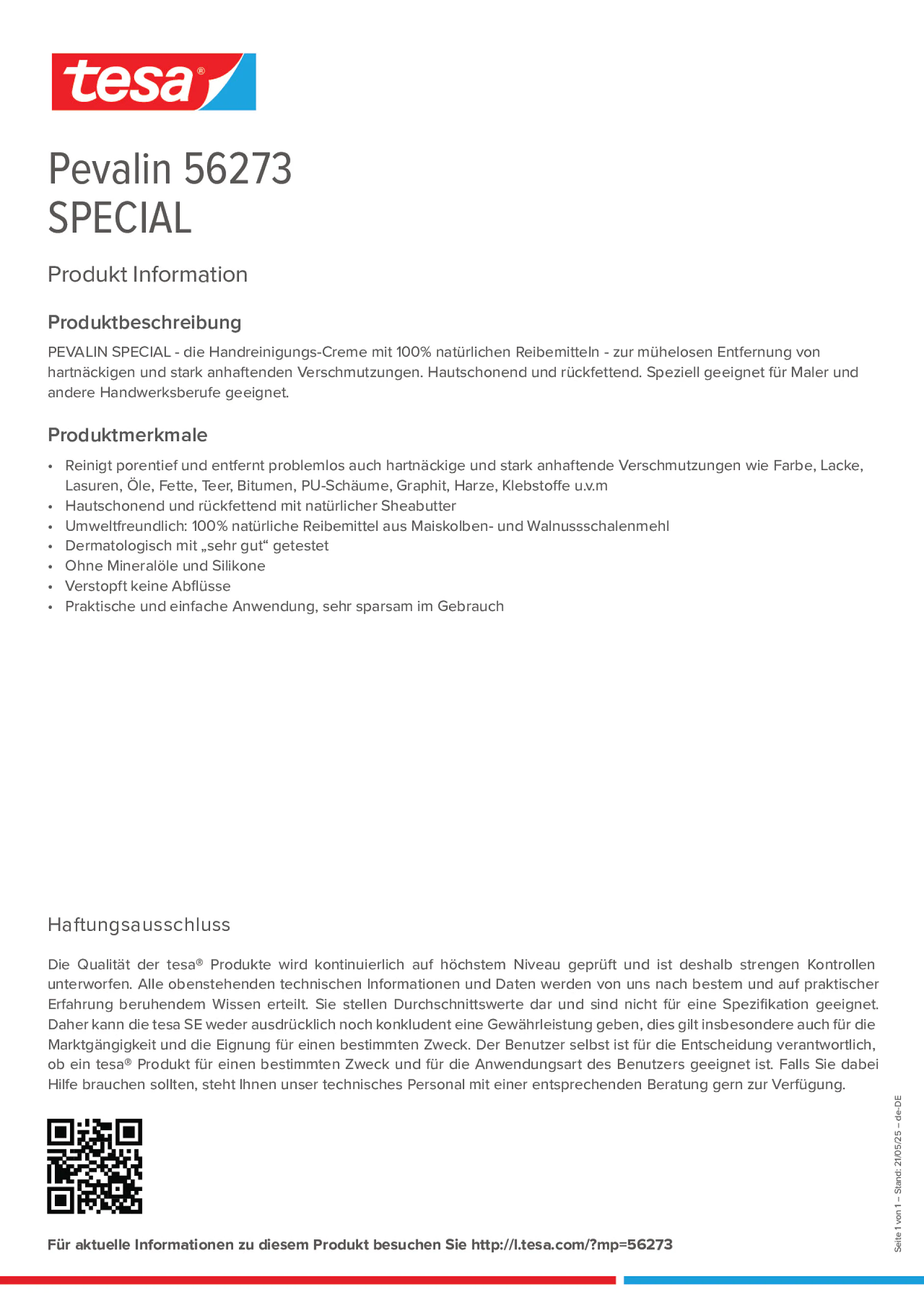 Product information_Pevalin 56273_de-DE