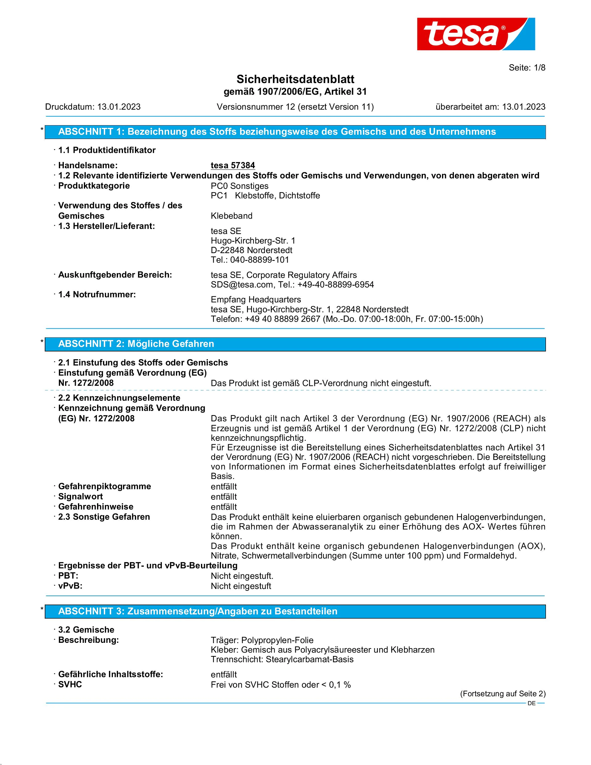 Safety data sheet_tesafilm® 57226_de-DE_v12