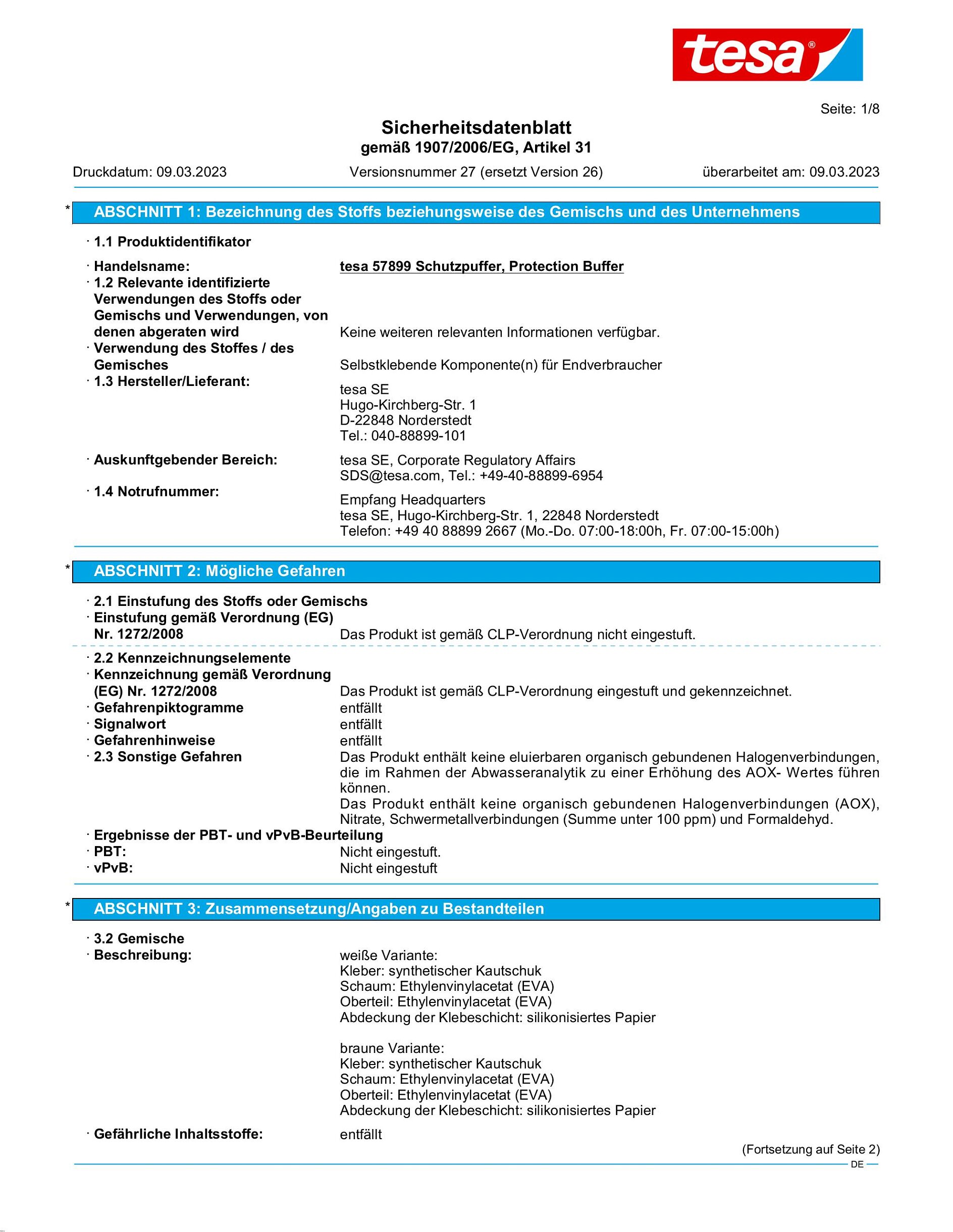 Safety data sheet_tesa® Protect 57705_de-DE_v27