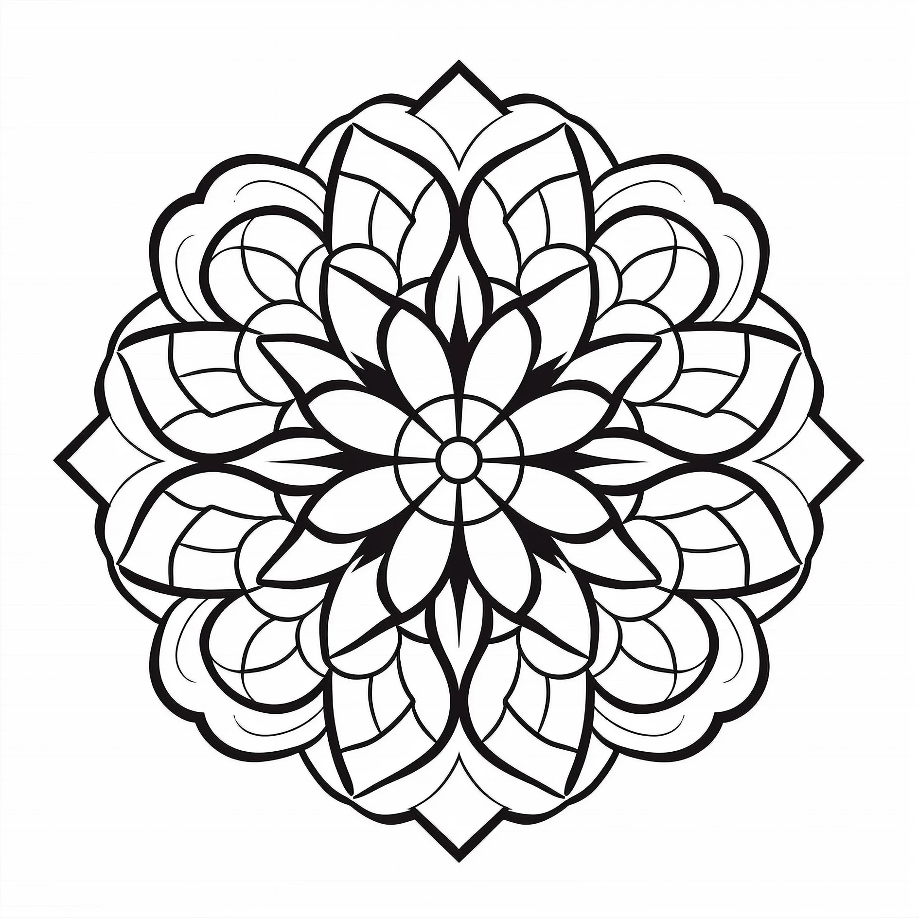 Entdecke die beruhigende Schönheit: Blumenmandalas zum Ausmalen für Groß und Klein!