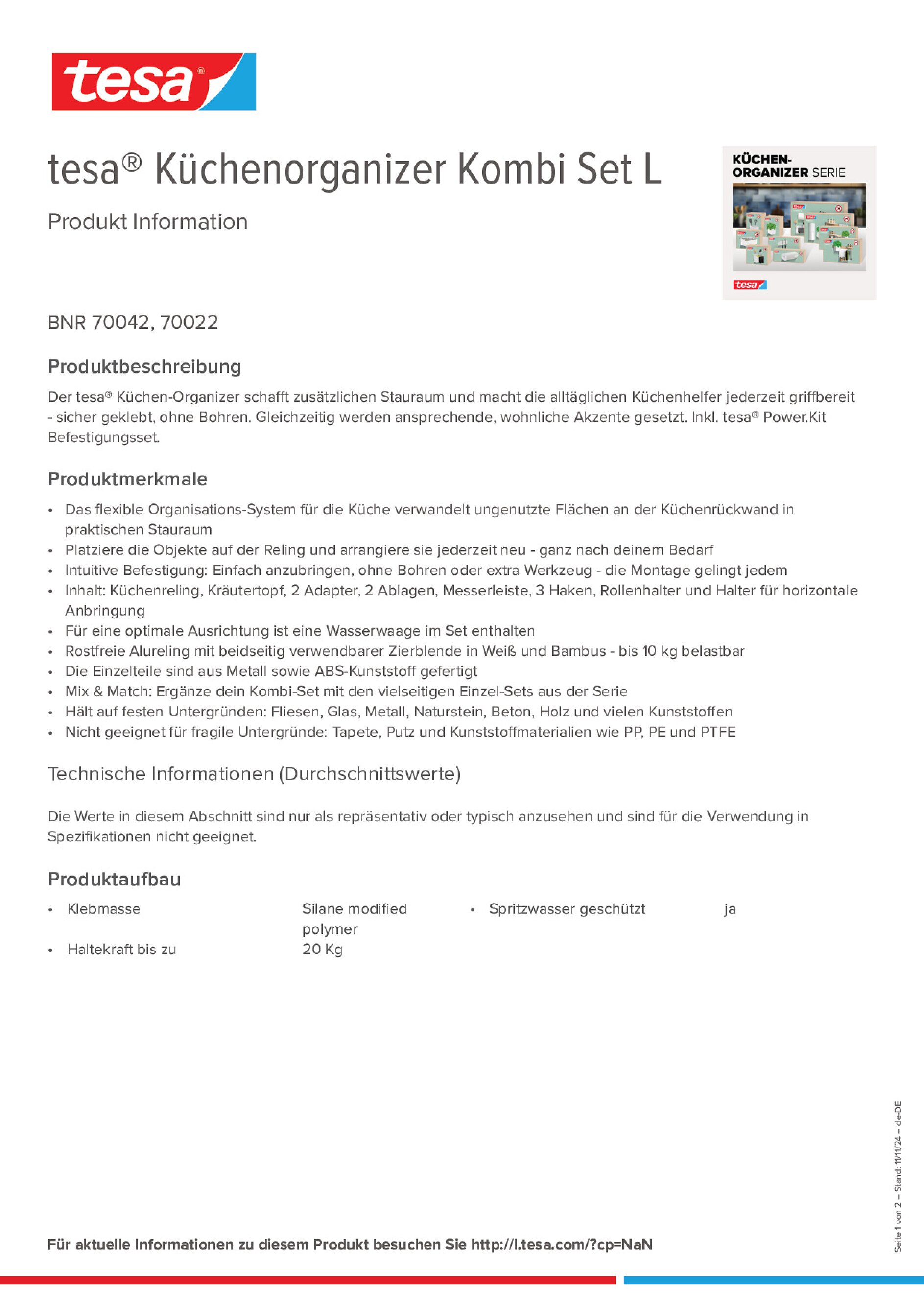 Product information_tesa® 70042_de-DE Product information_tesa® 70042_de-DE