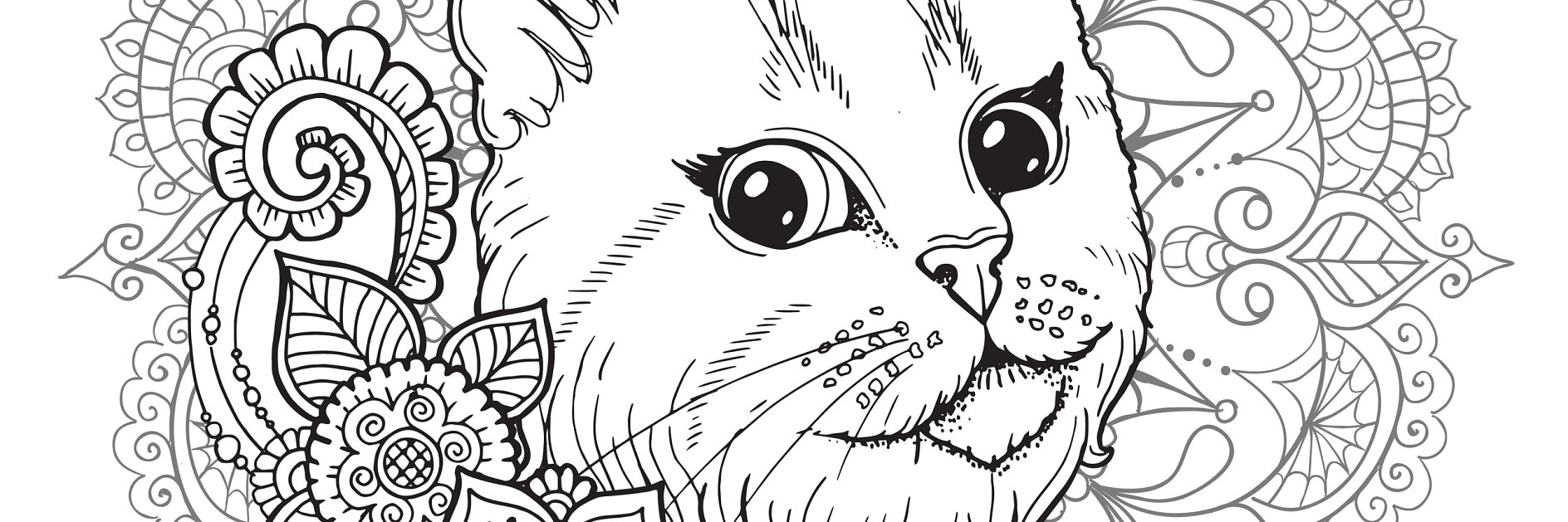 Mandalas mit Katzen Ausmalbilder und Malvorlagen