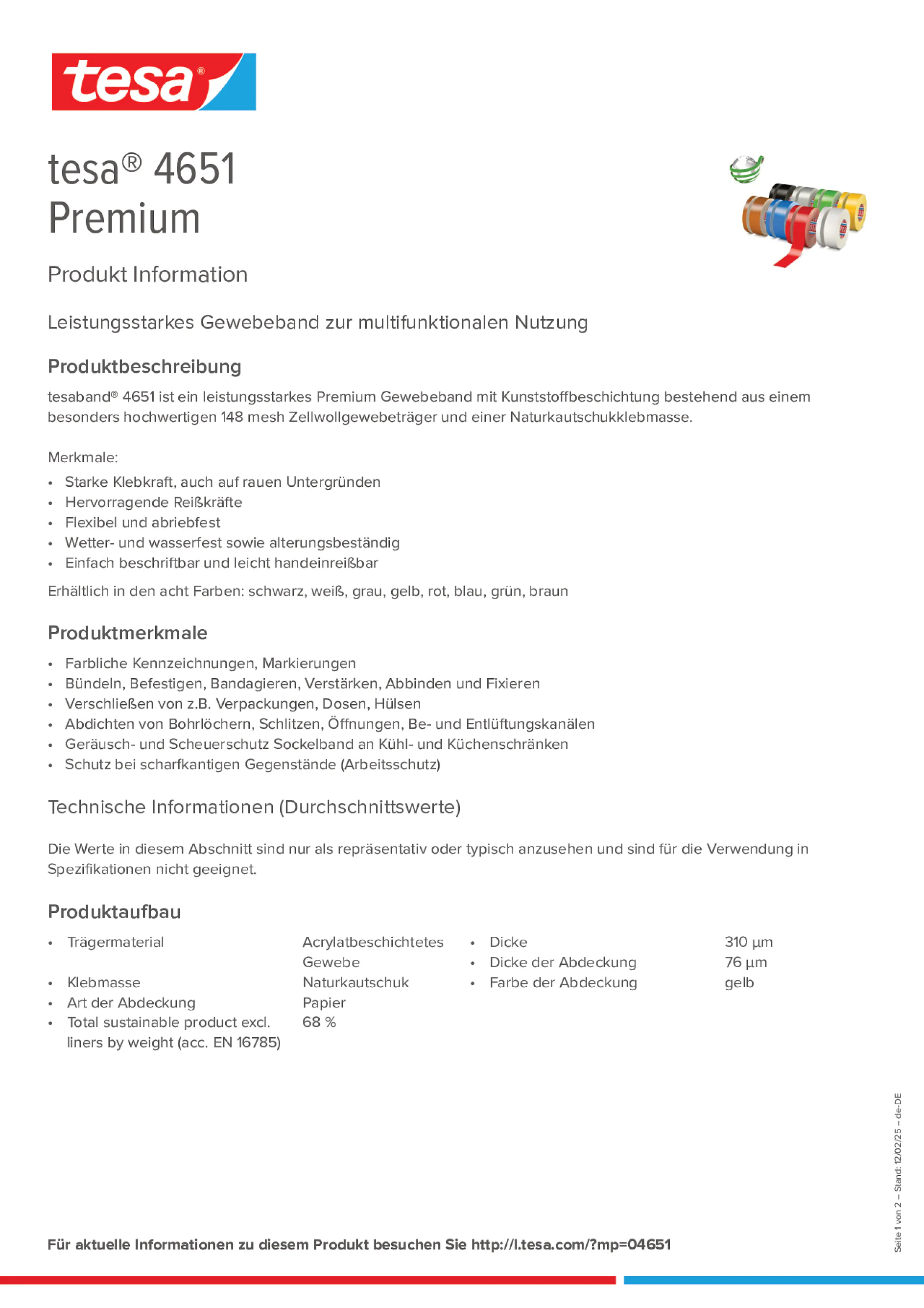 Product information_tesa® 04651_de-DE