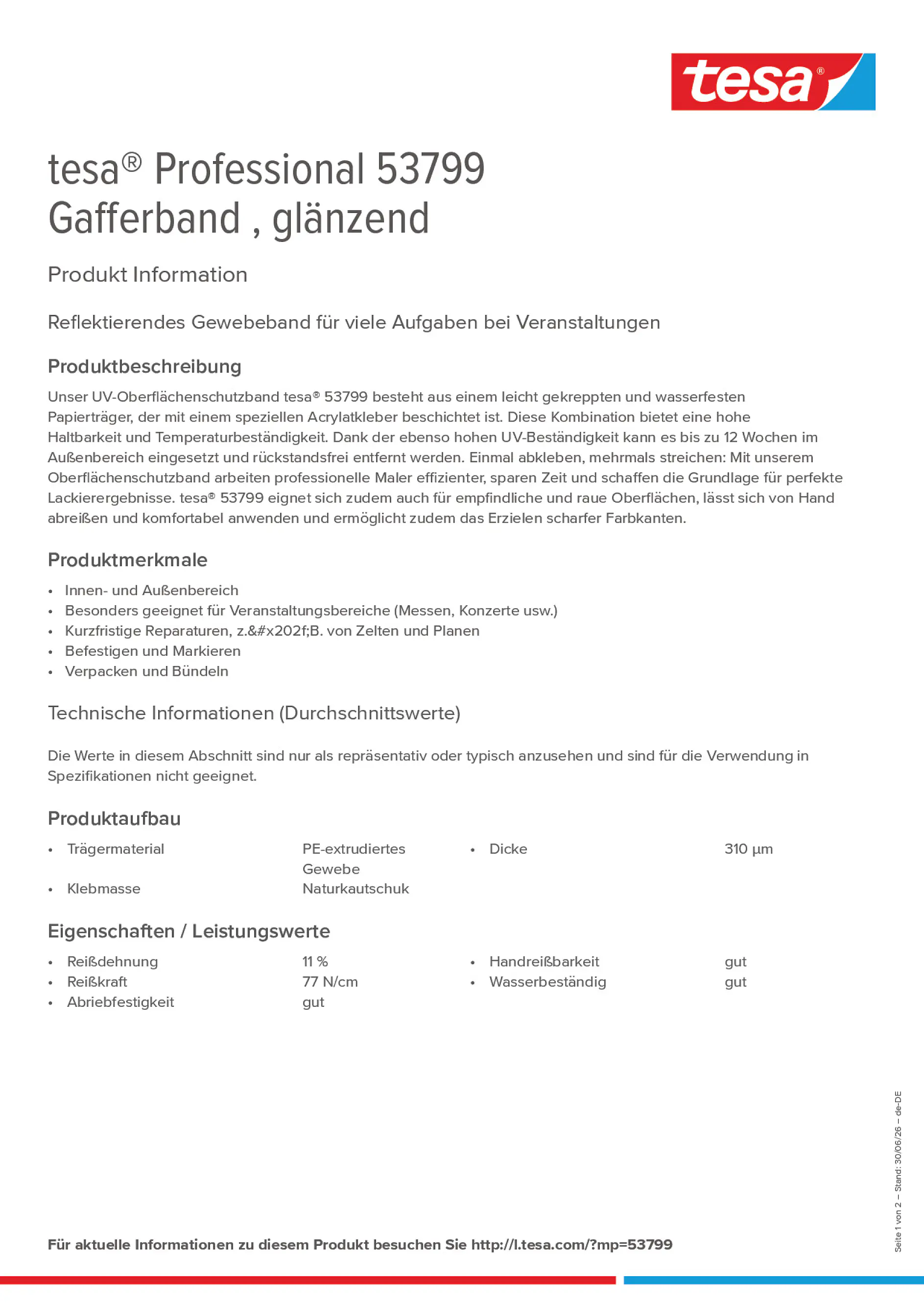 Product information_tesa® Professional 53799_de-DE