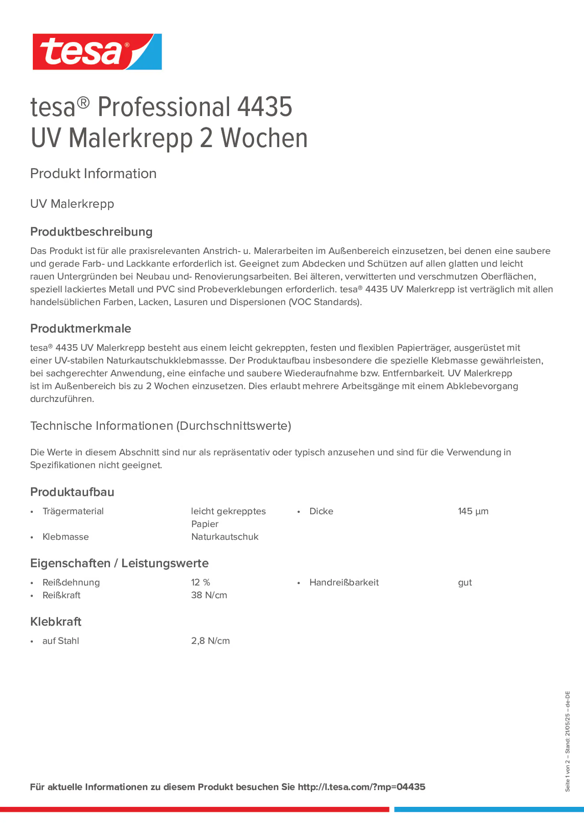Product information_tesa® Professional 04435_de-DE