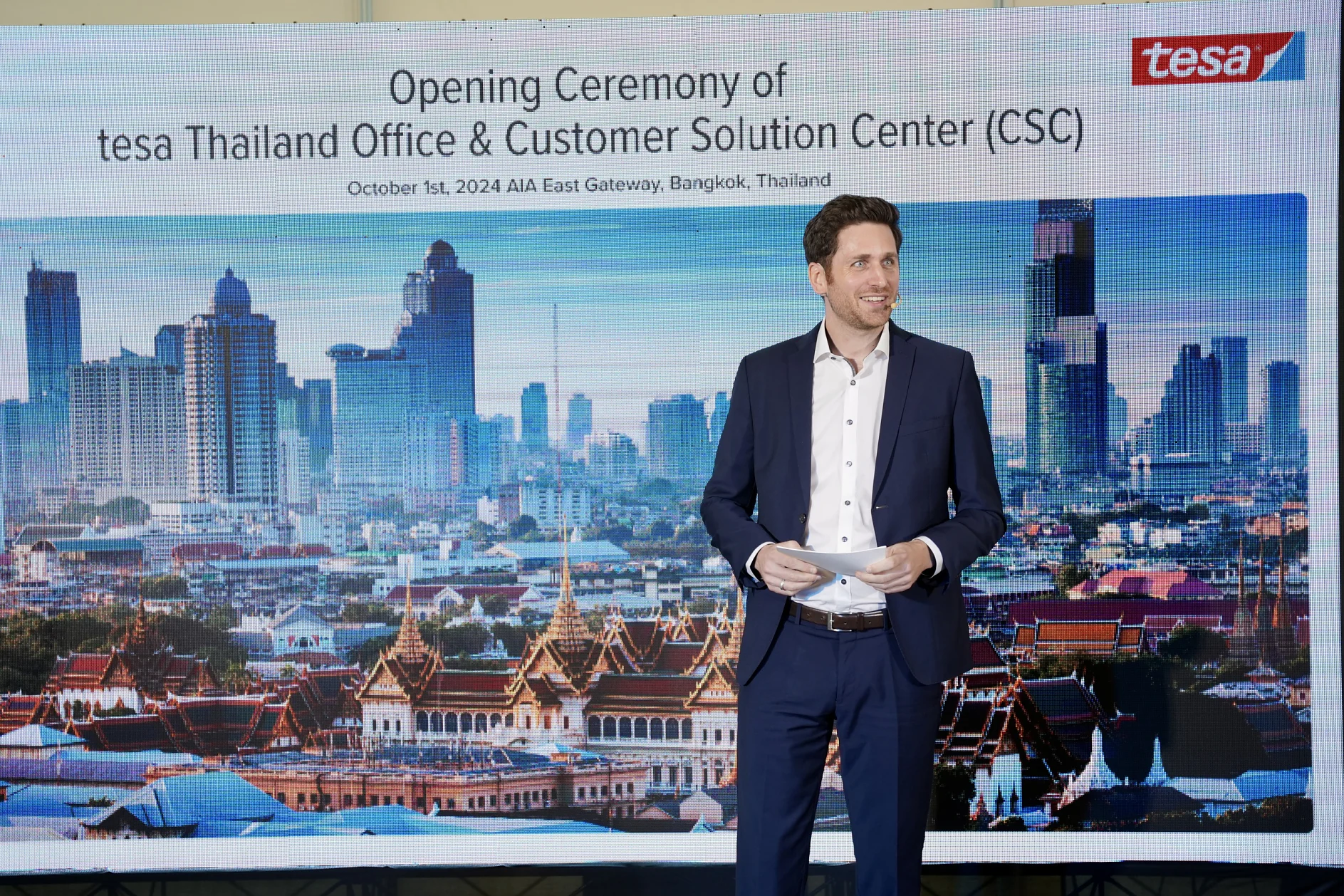 Patrick Edler, General Manager Southeast Asia bei tesa Patrick Edler, General Manager Southeast Asia bei tesa