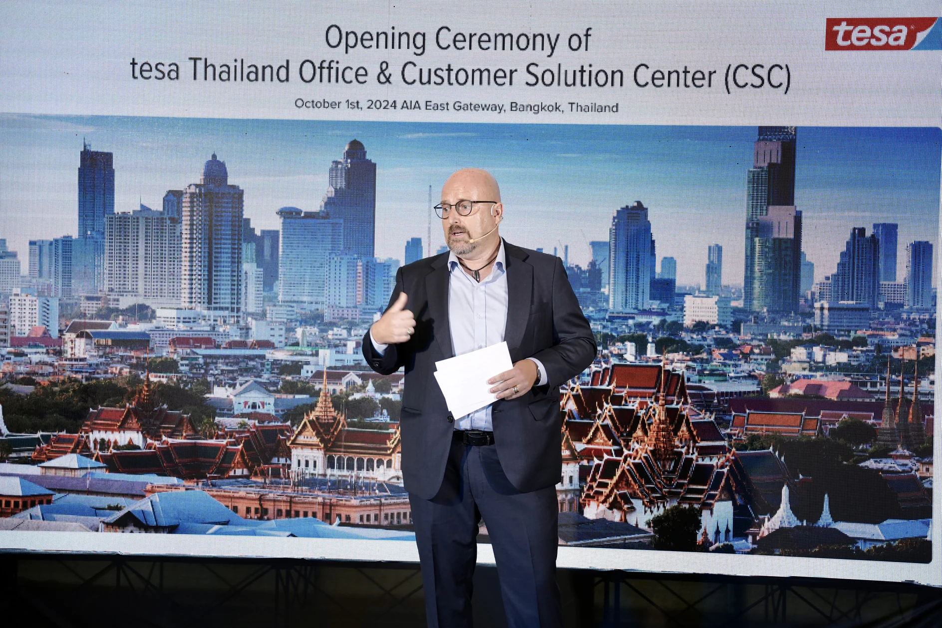 Andreas Gunnestrand, Regional Manager Asia Pacific bei tesa Andreas Gunnestrand, Regional Manager Asia Pacific bei tesa