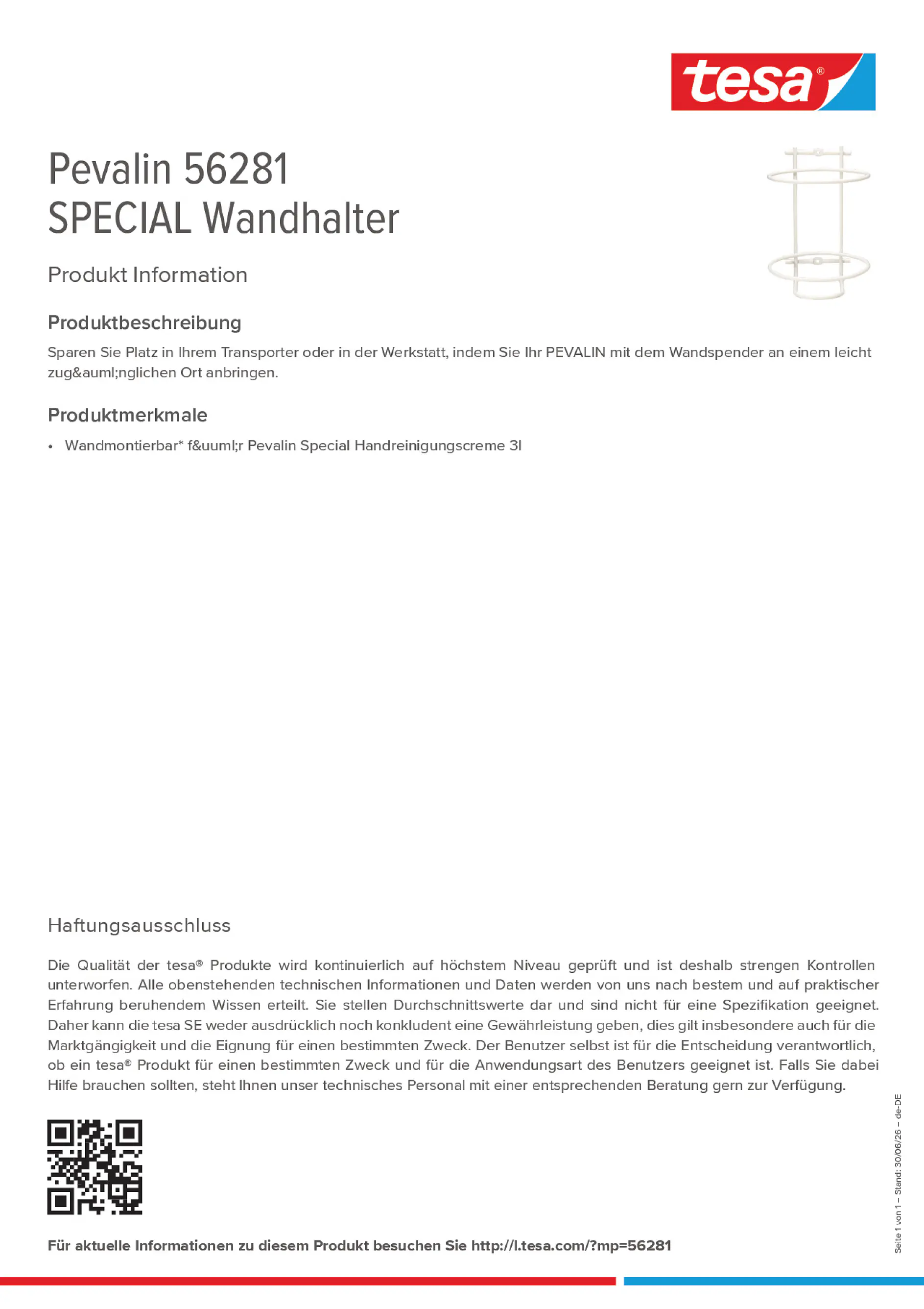 Product information_Pevalin 56281_de-DE