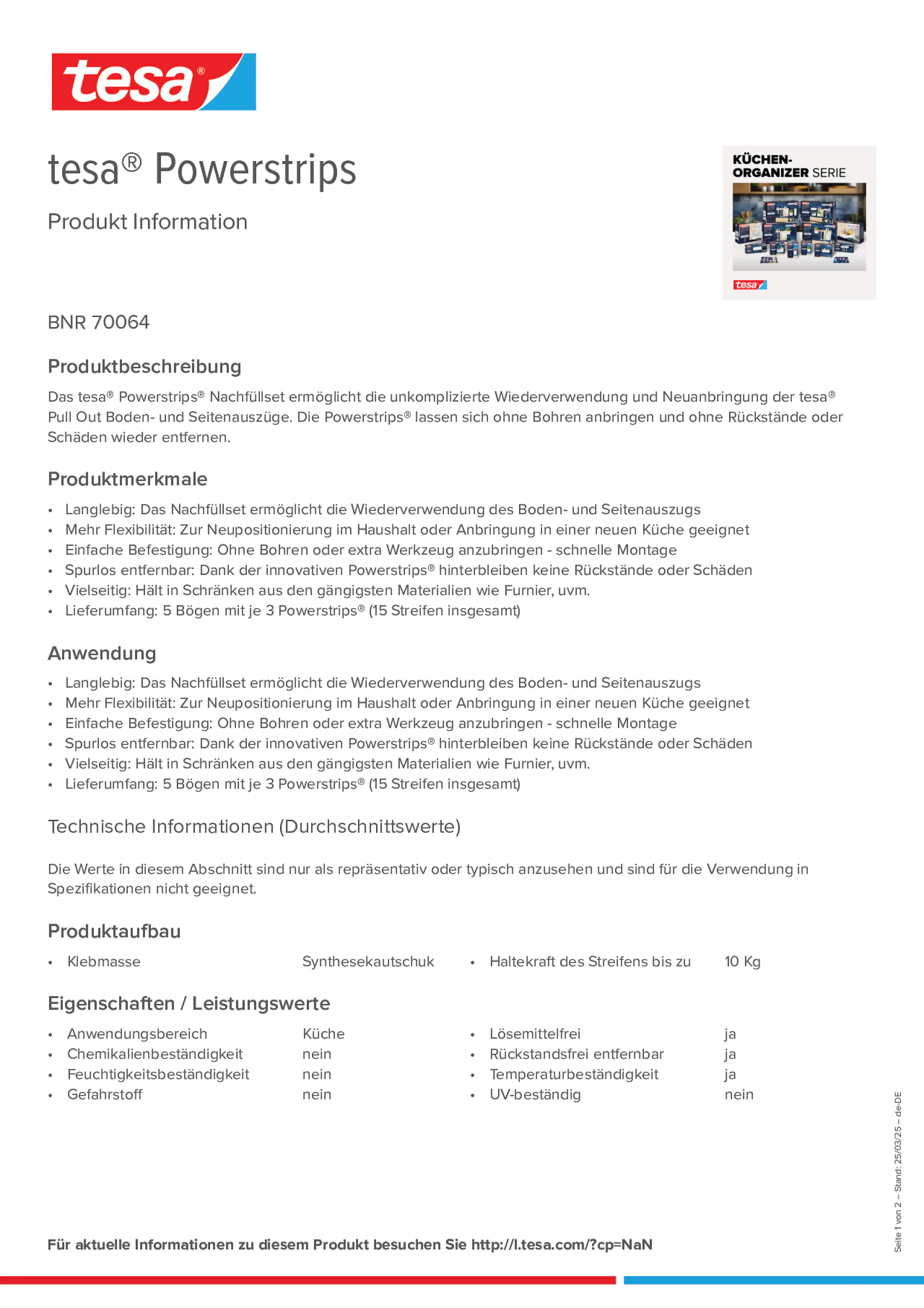 Product information_tesa® Powerstrips 70064_de-DE