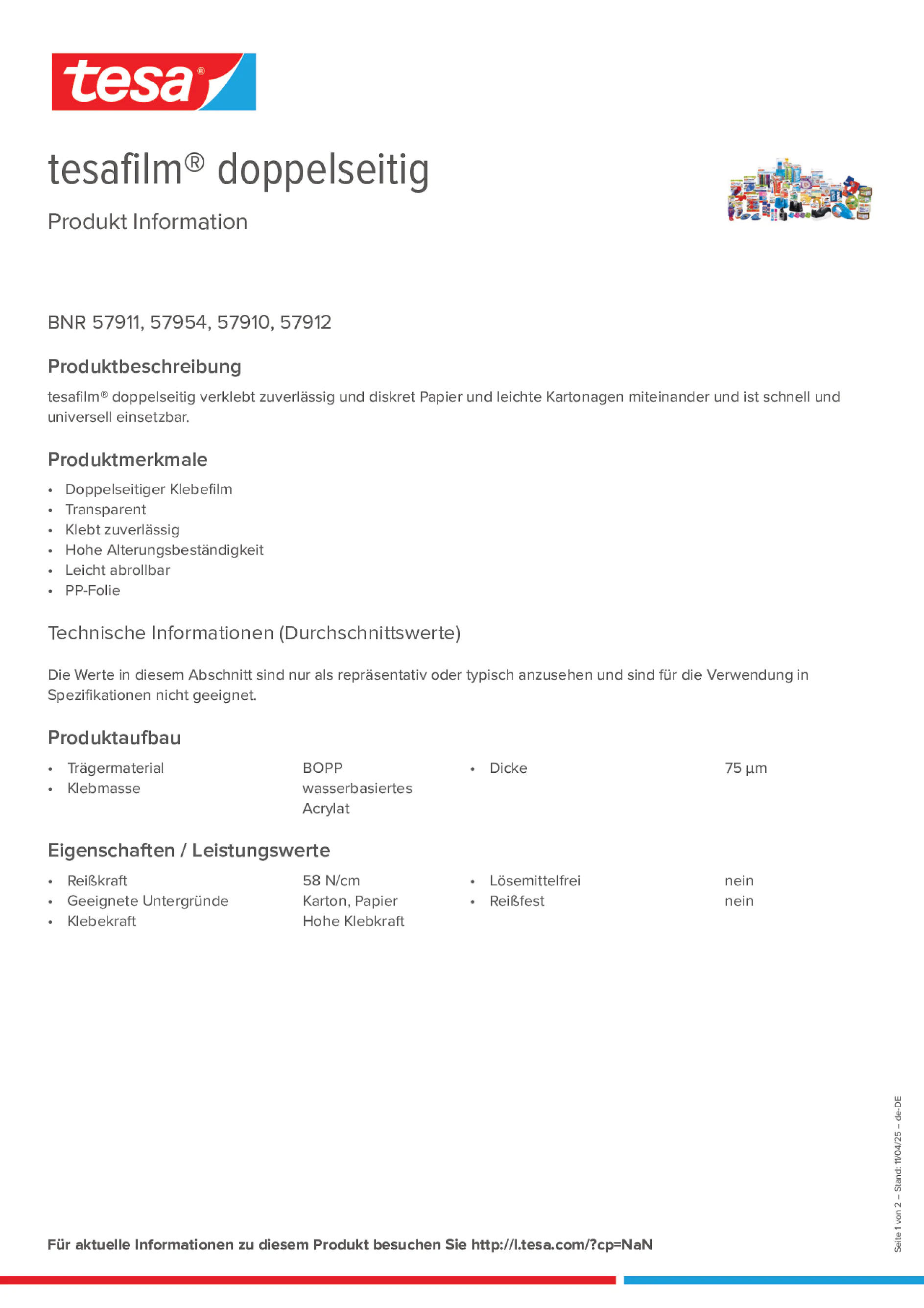Product information_tesafilm® 57910_de-DE