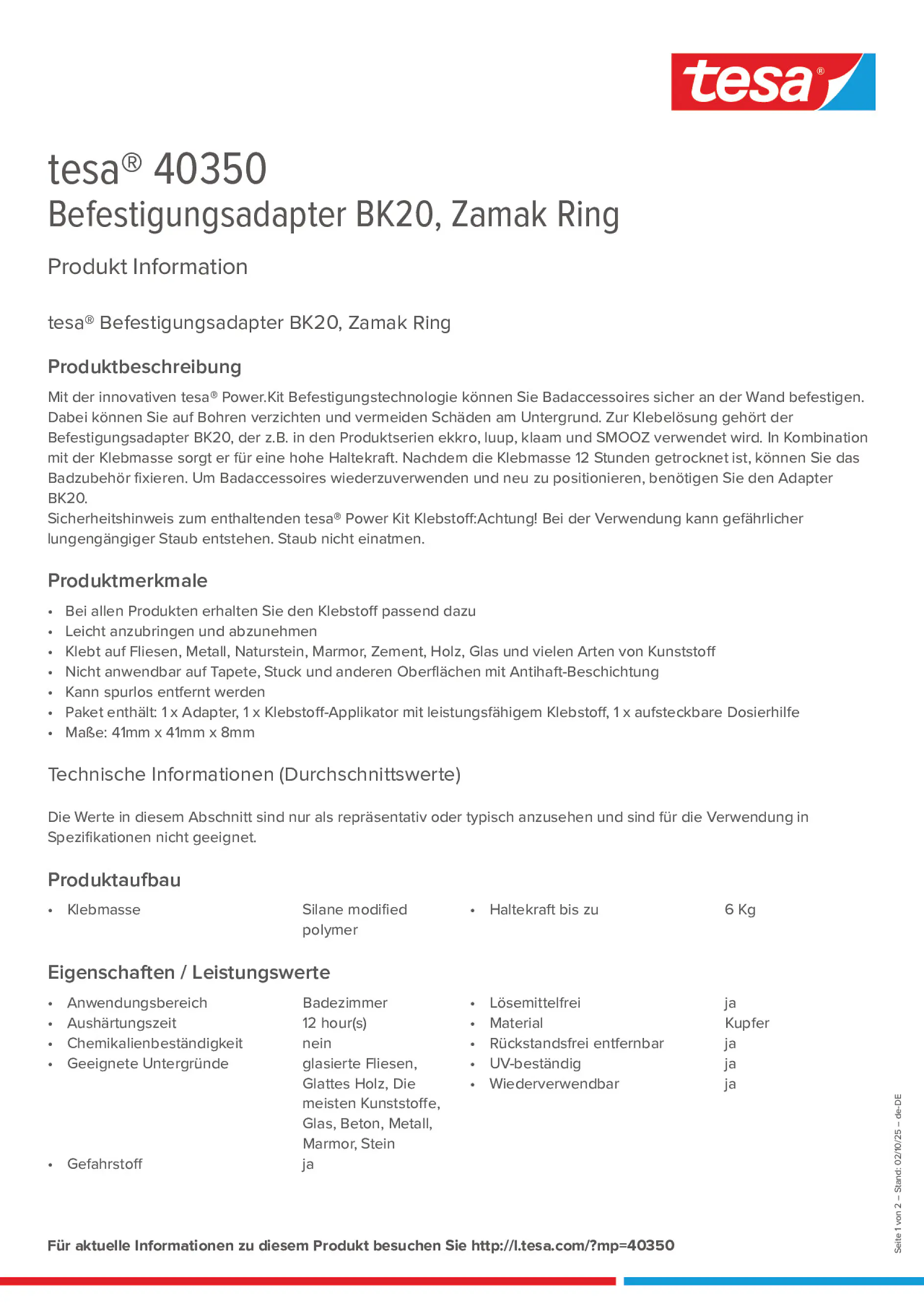 Product information_tesa® 40350_de-DE