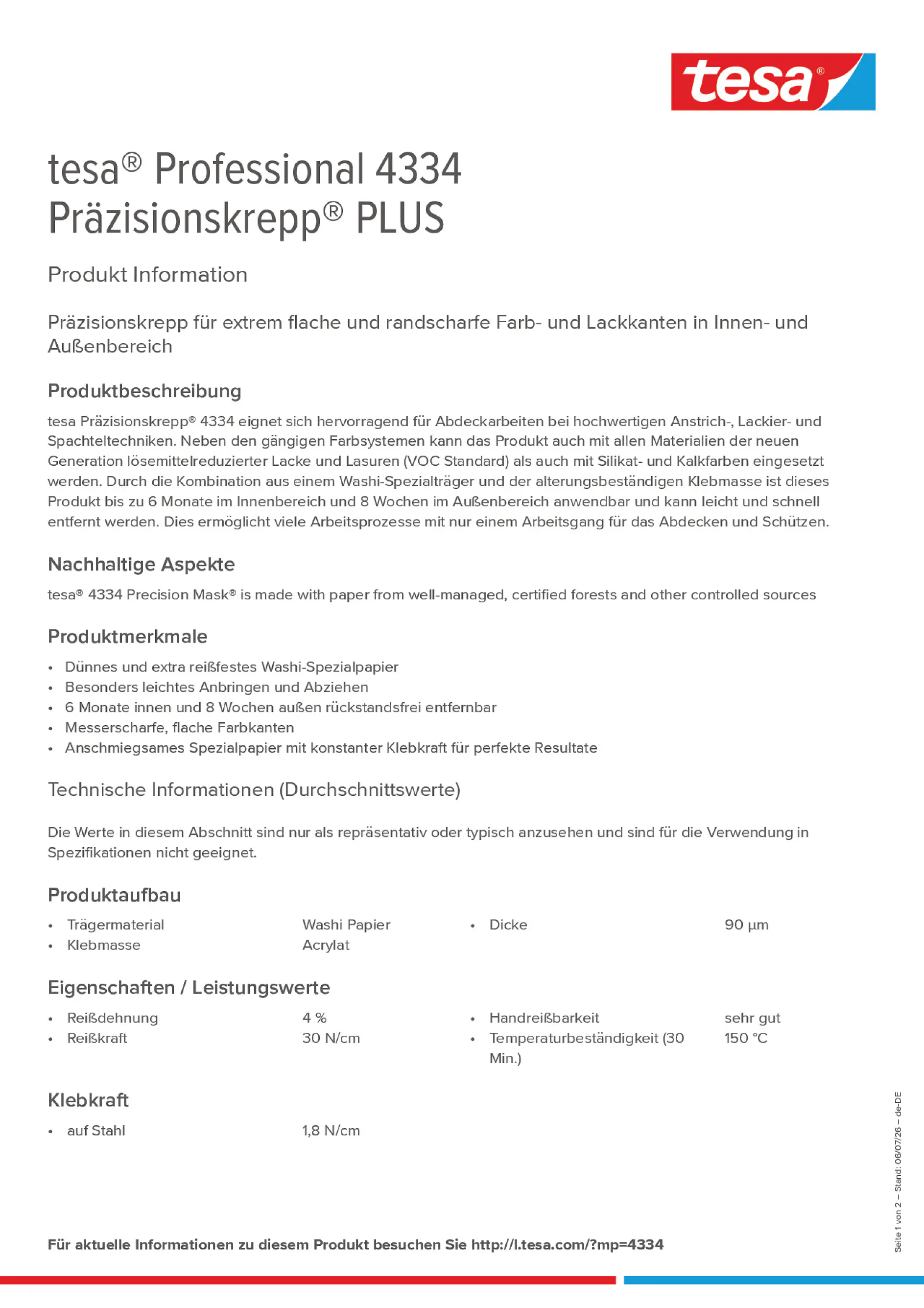 Product information_tesa® Professional 04334_de-DE