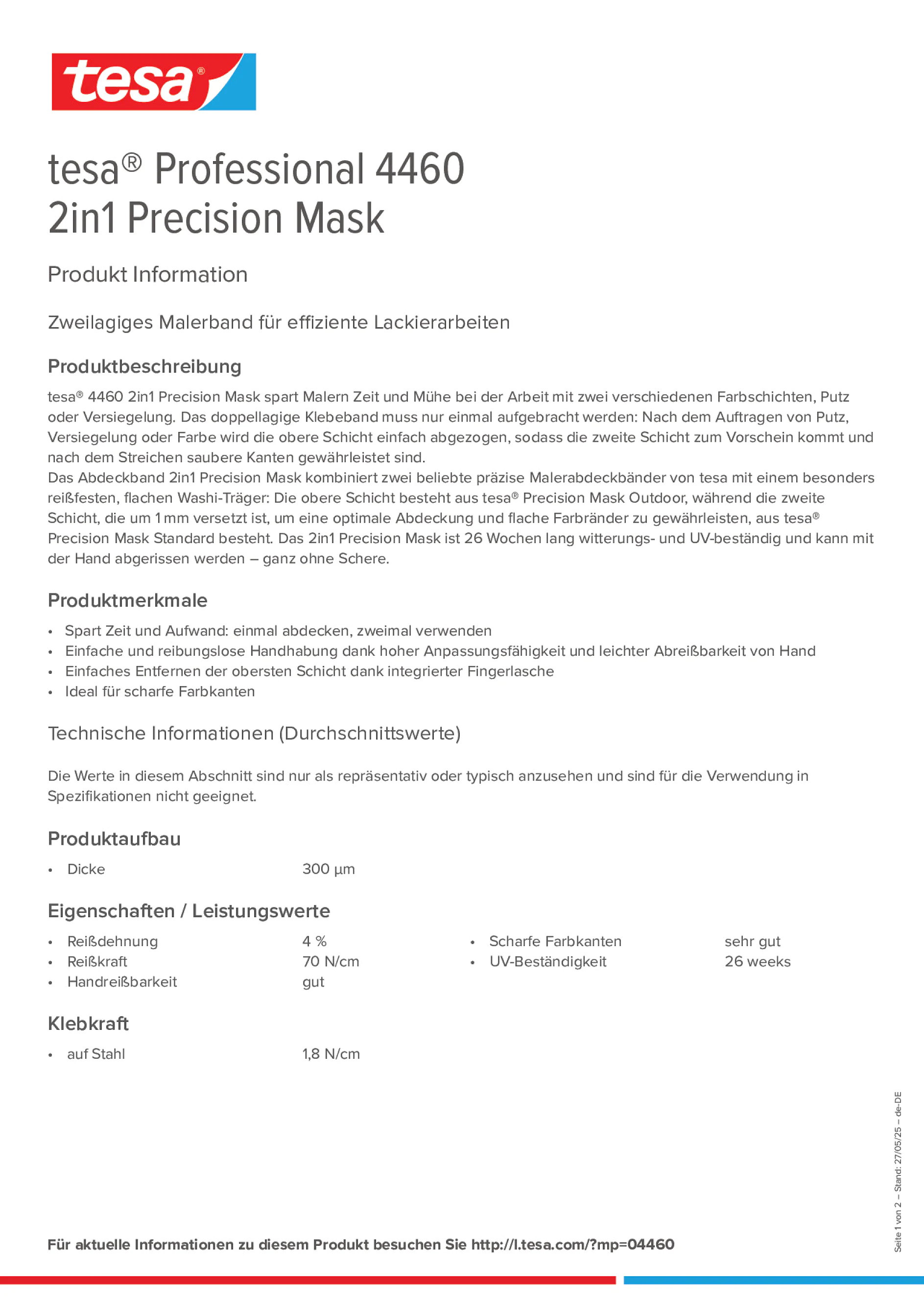 Product information_tesa® Professional 04460_de-DE
