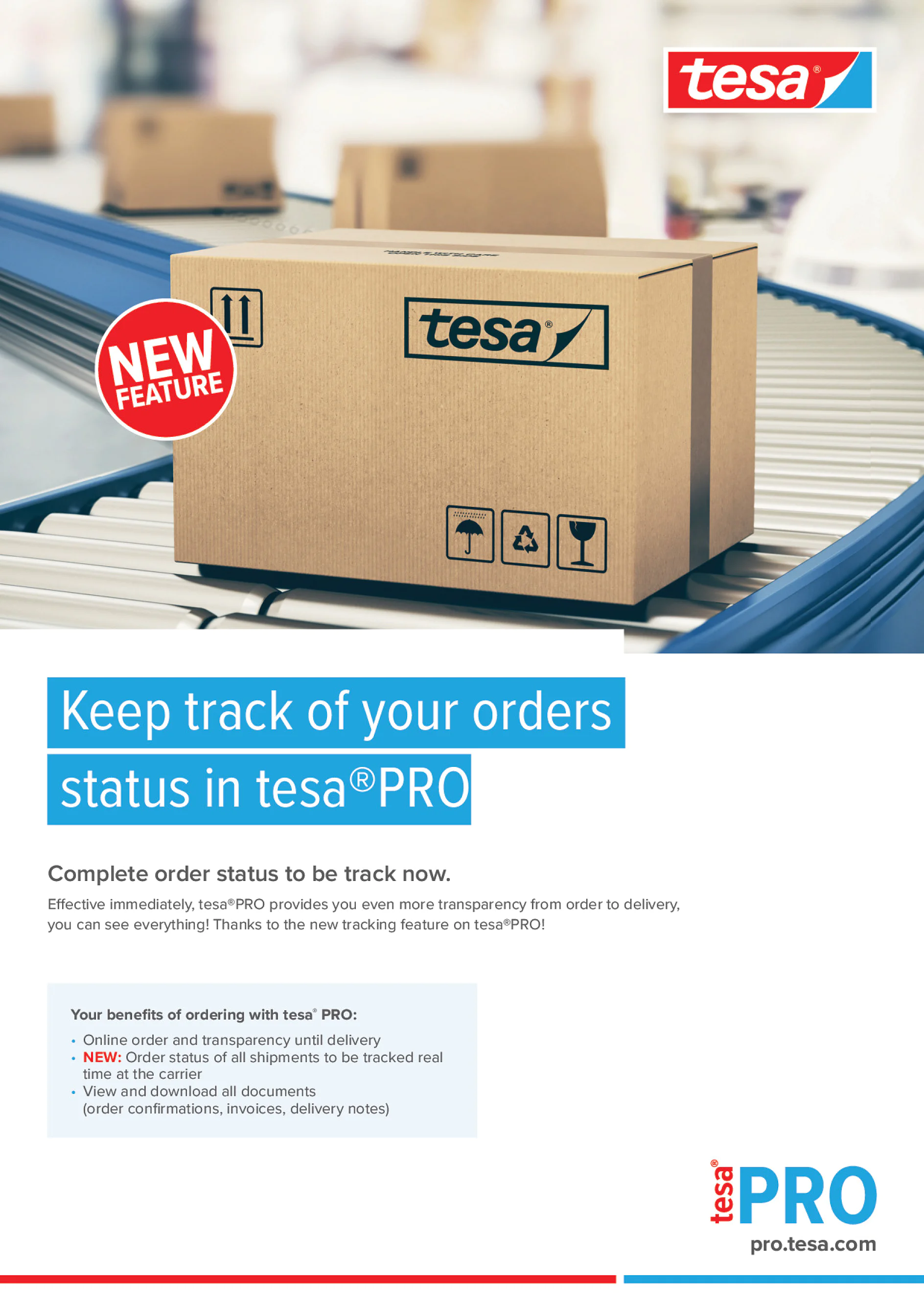 tesaPRO Track & Trace