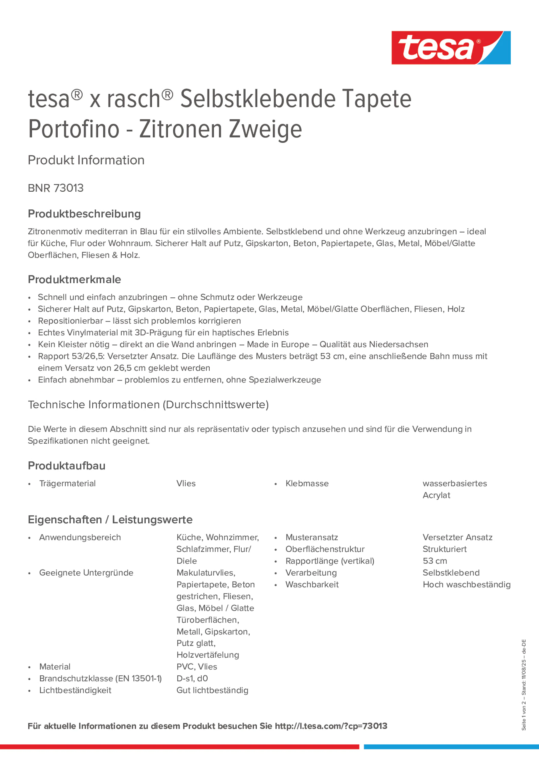 Product information_tesa® 73013_de-DE