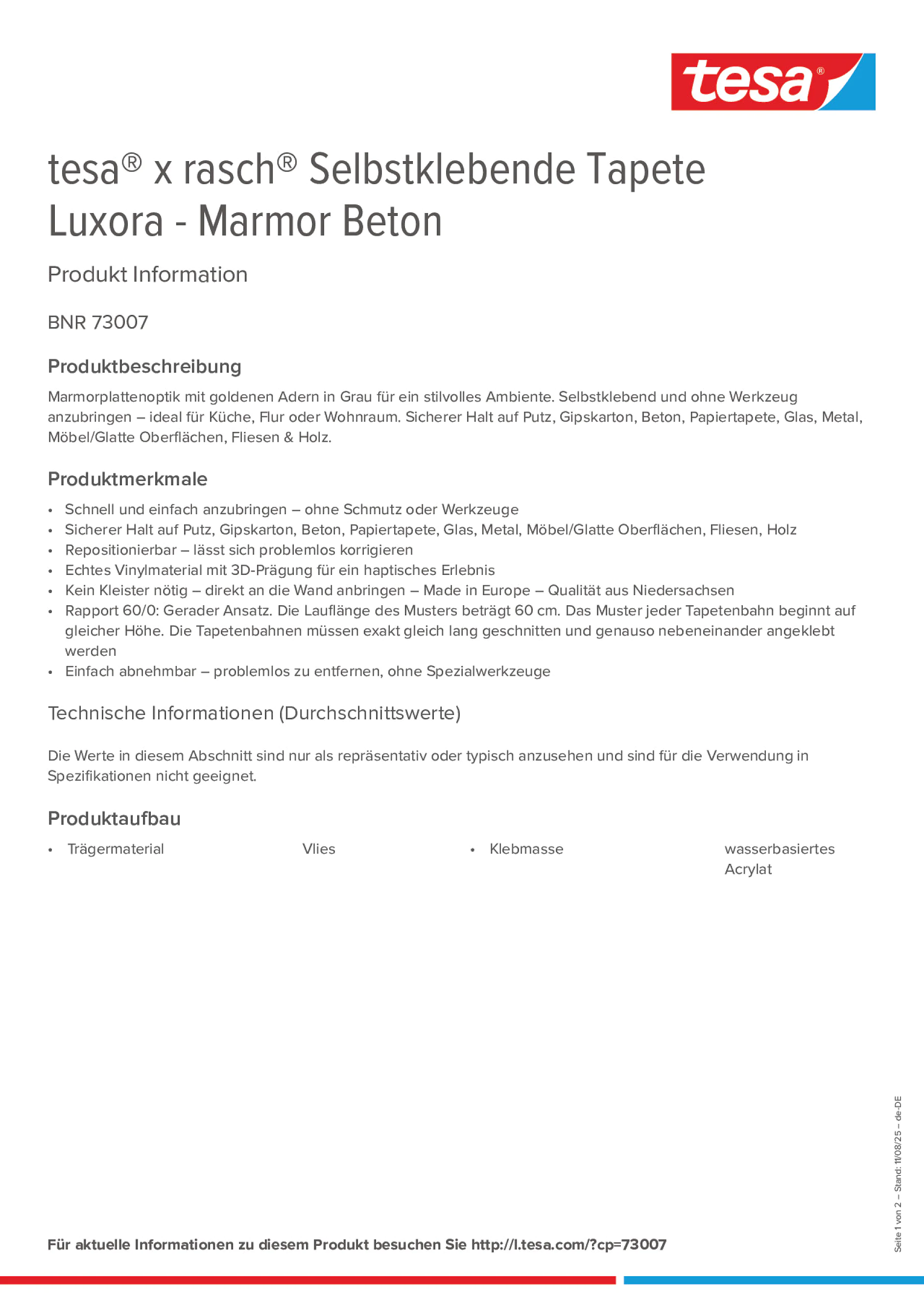 Product information_tesa® 73007_de-DE