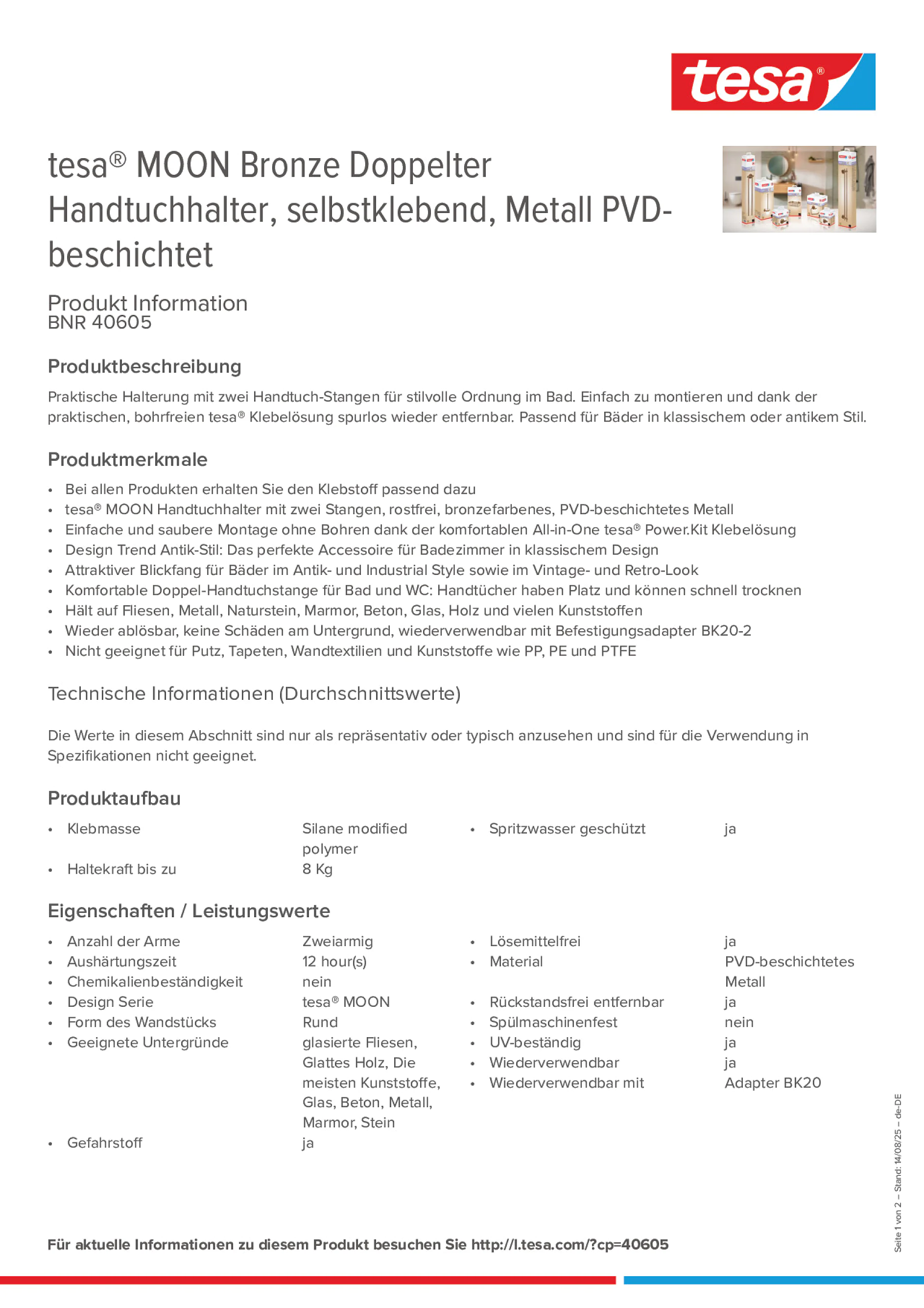 Product information_tesa® 40605_de-DE