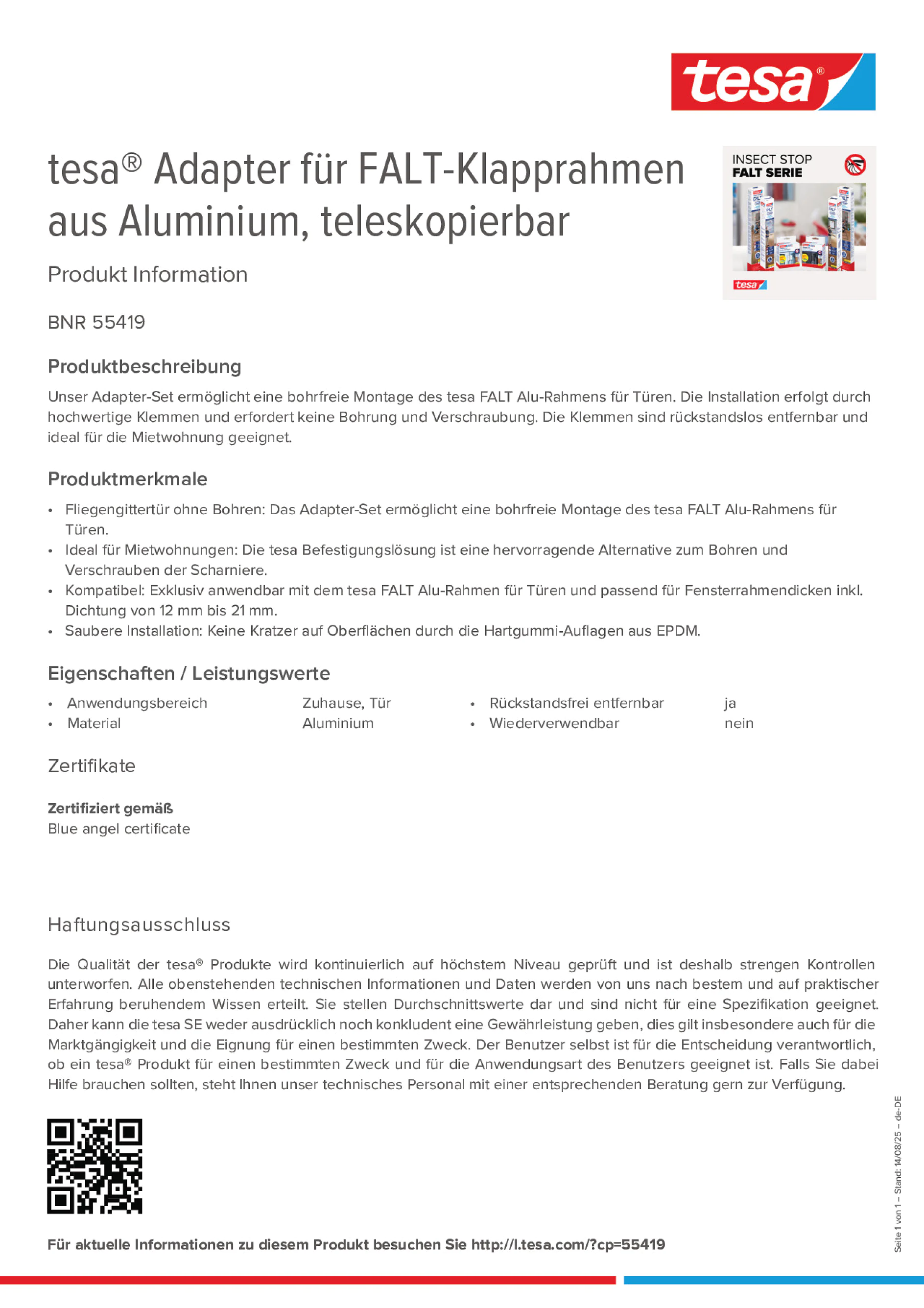 Product information_tesa® 55419_de-DE