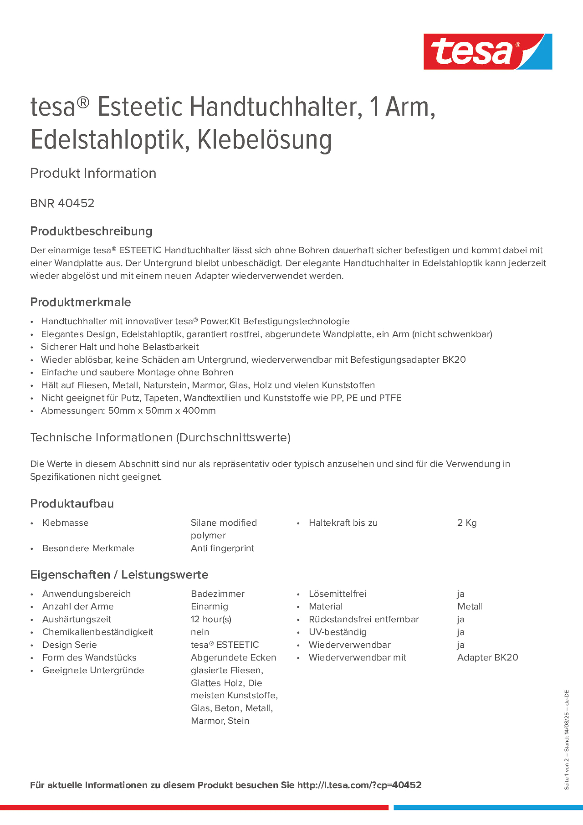 Product information_tesa® 40452_de-DE