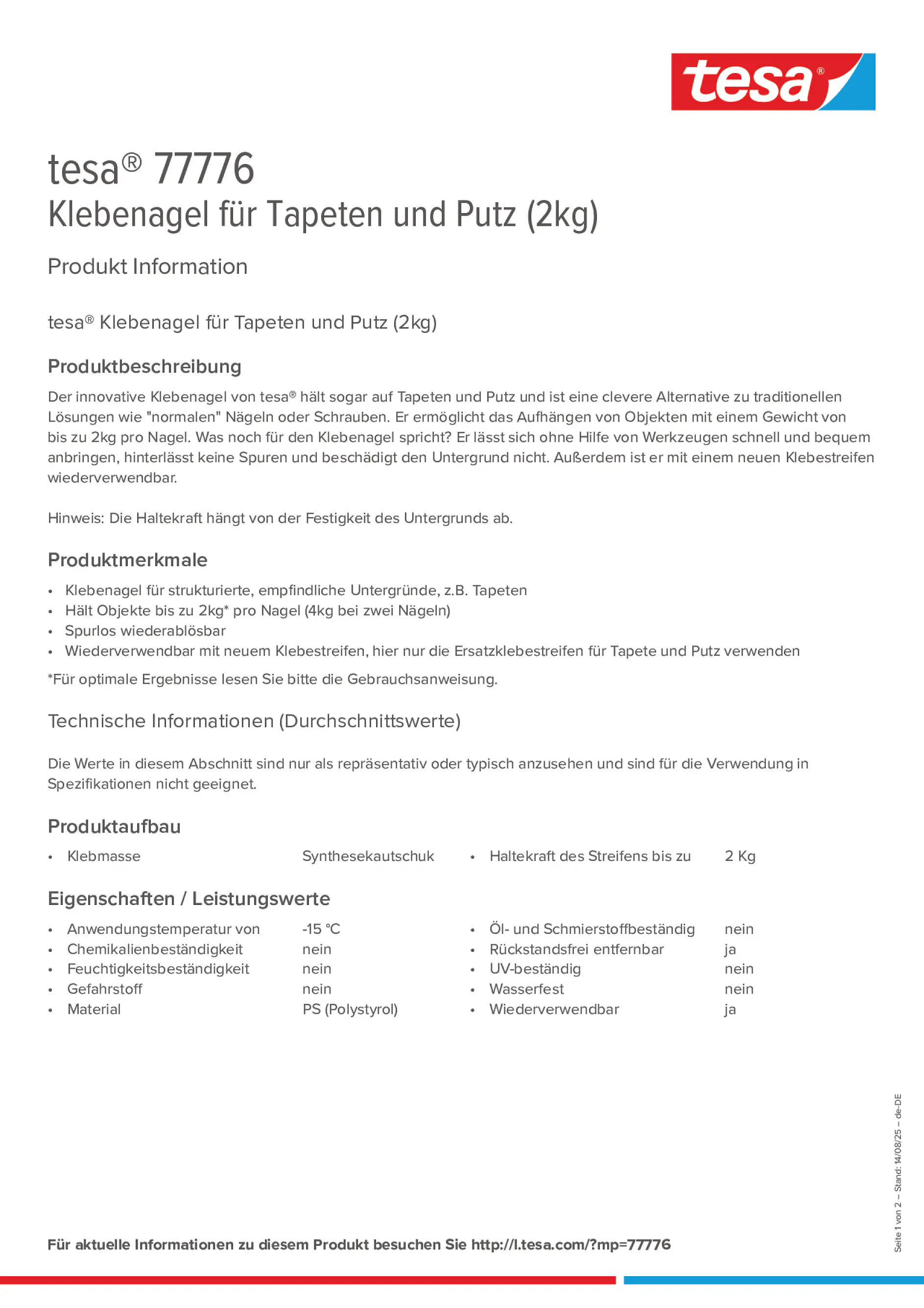 Product information_tesa® 77776_de-DE