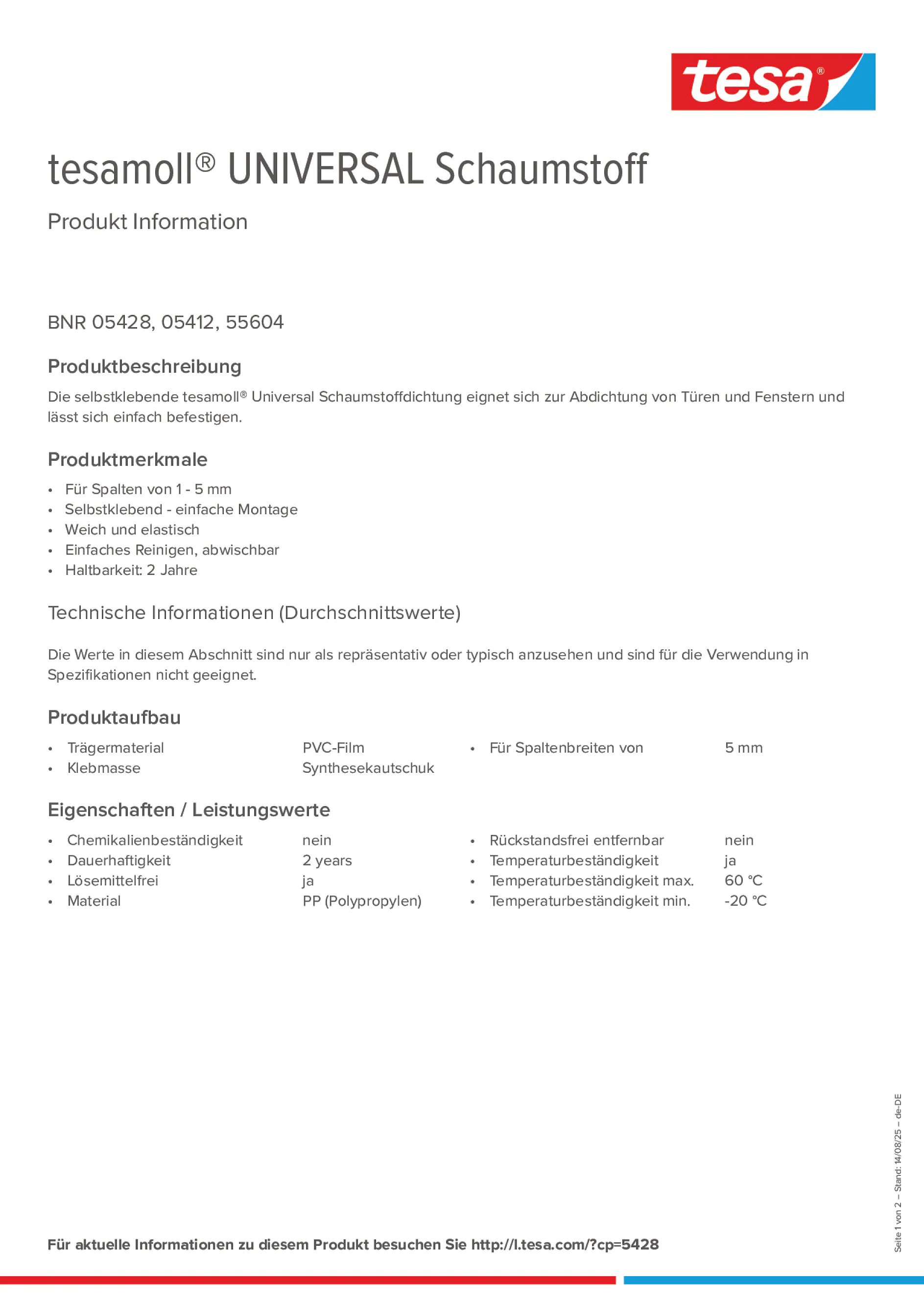 Product information_tesamoll® 55604_de-DE