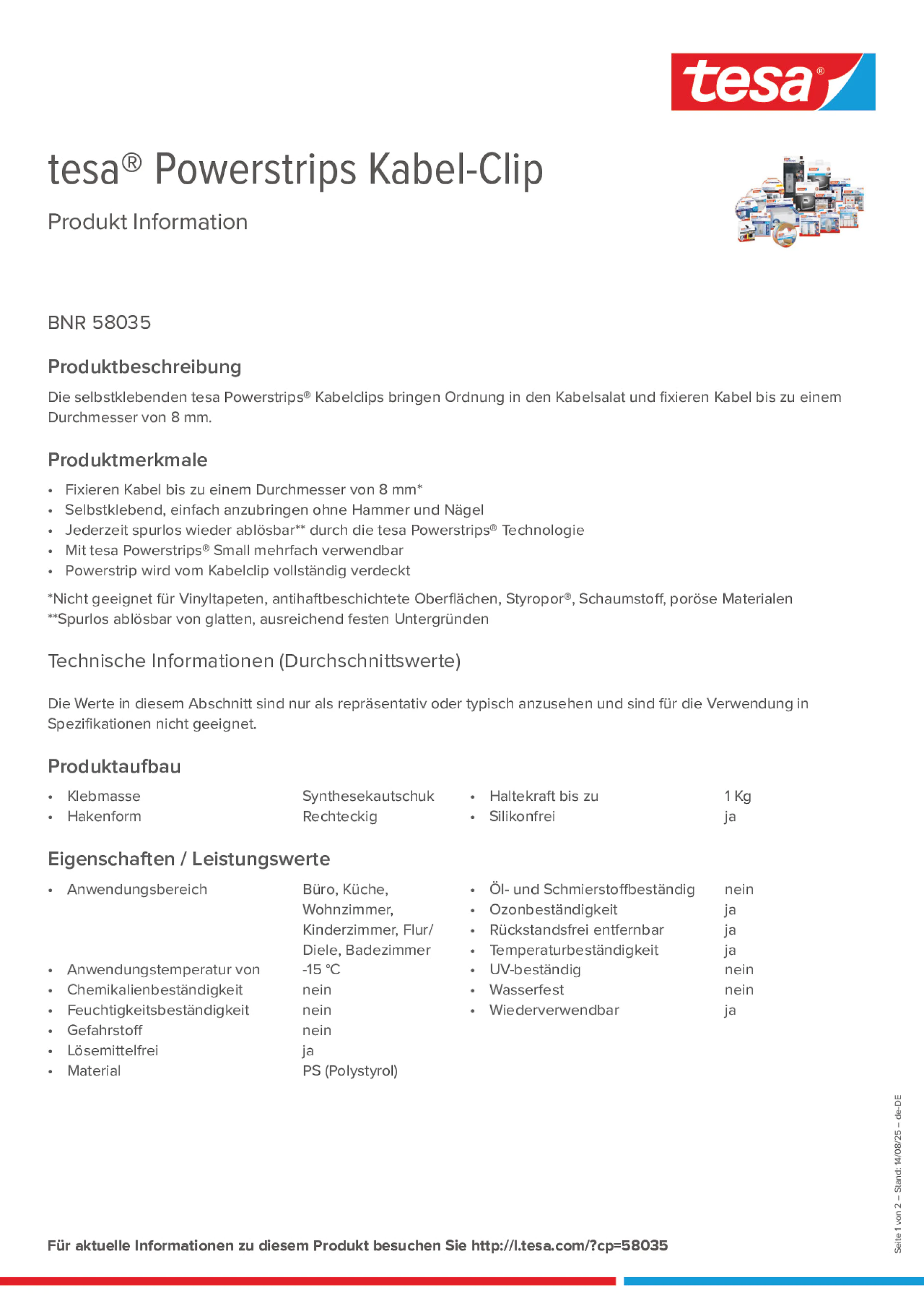 Product information_tesa® Powerstrips 58035_de-DE