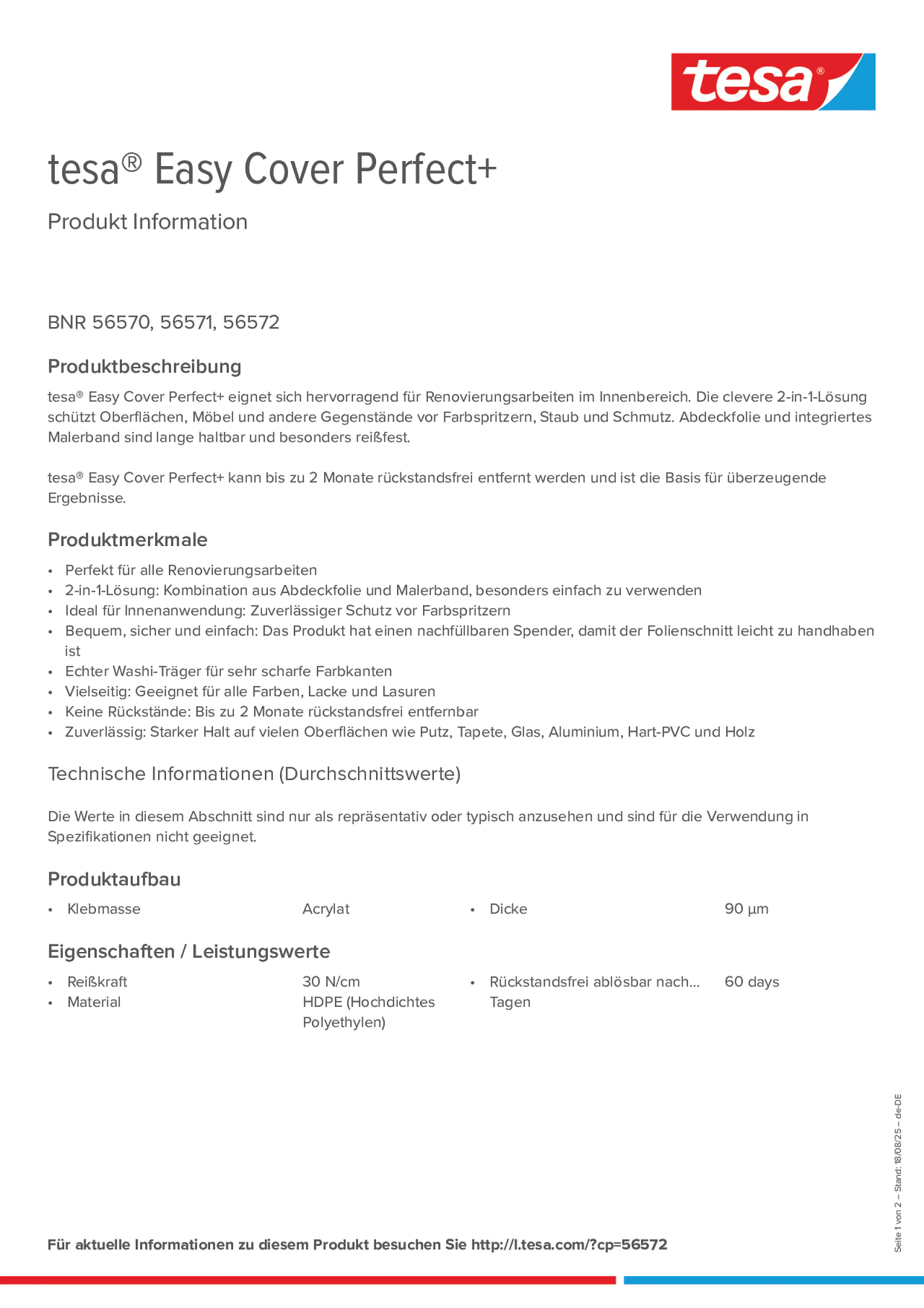 Product information_tesa® Easy Cover 56570_de-DE