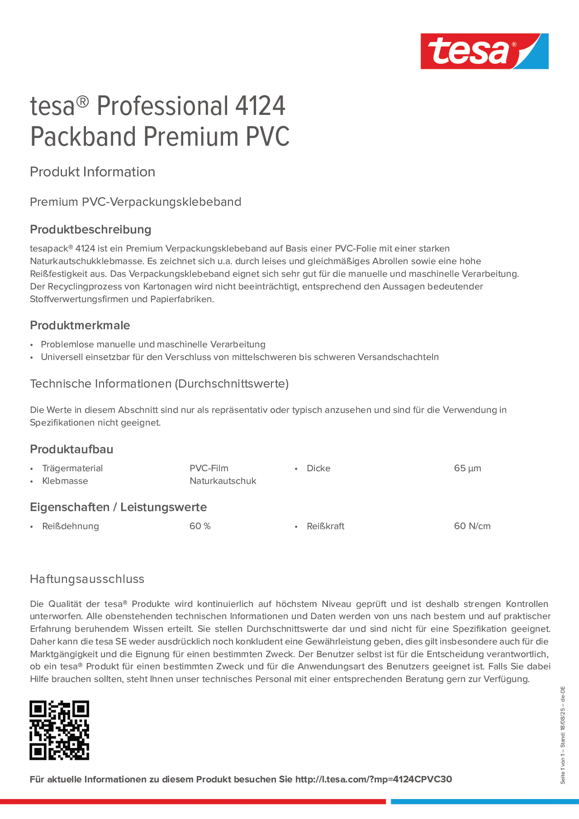 Product information_tesa® Professional 04124_de-DE